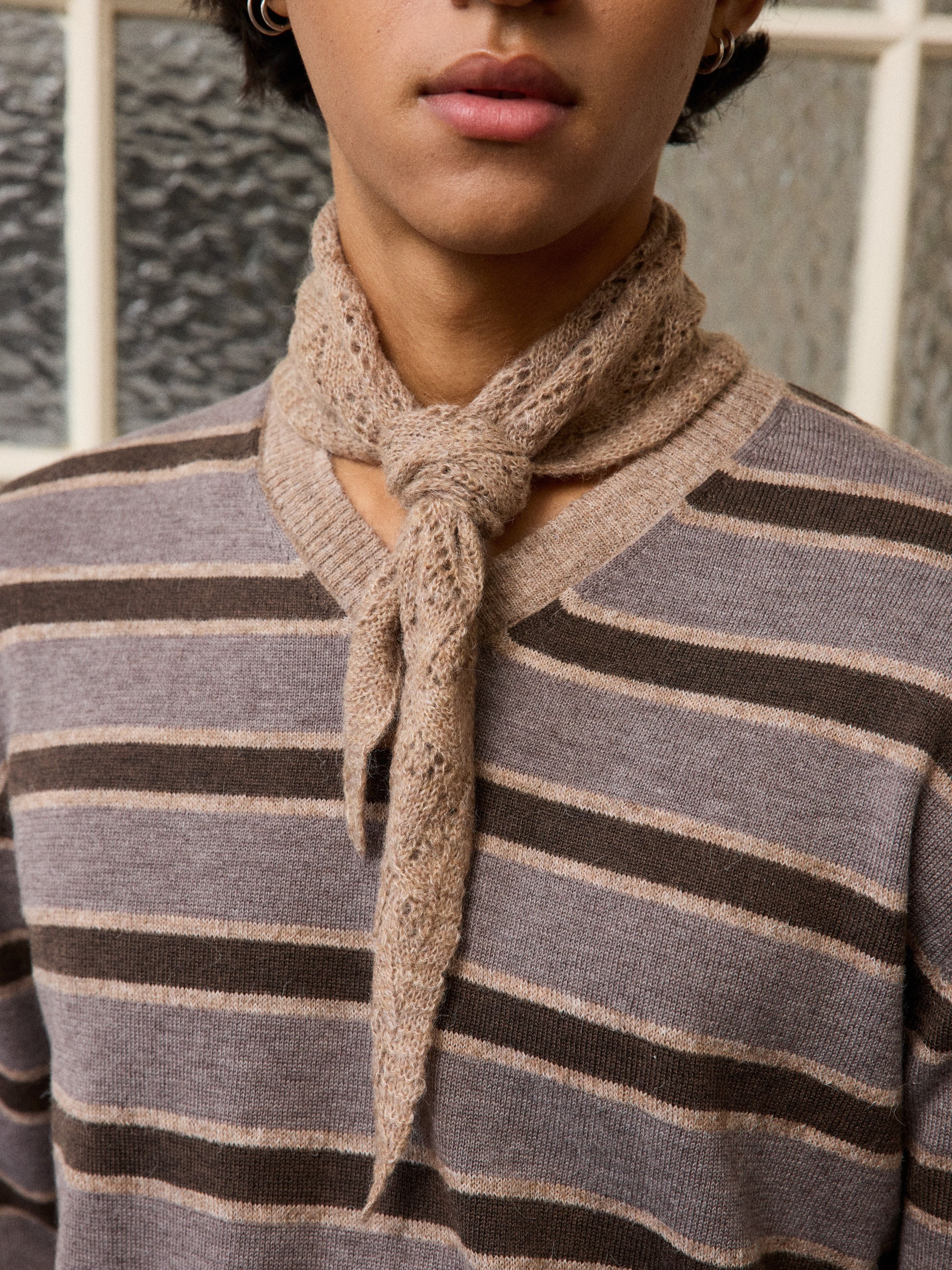 Lace Knit Neckerchief - Image 6
