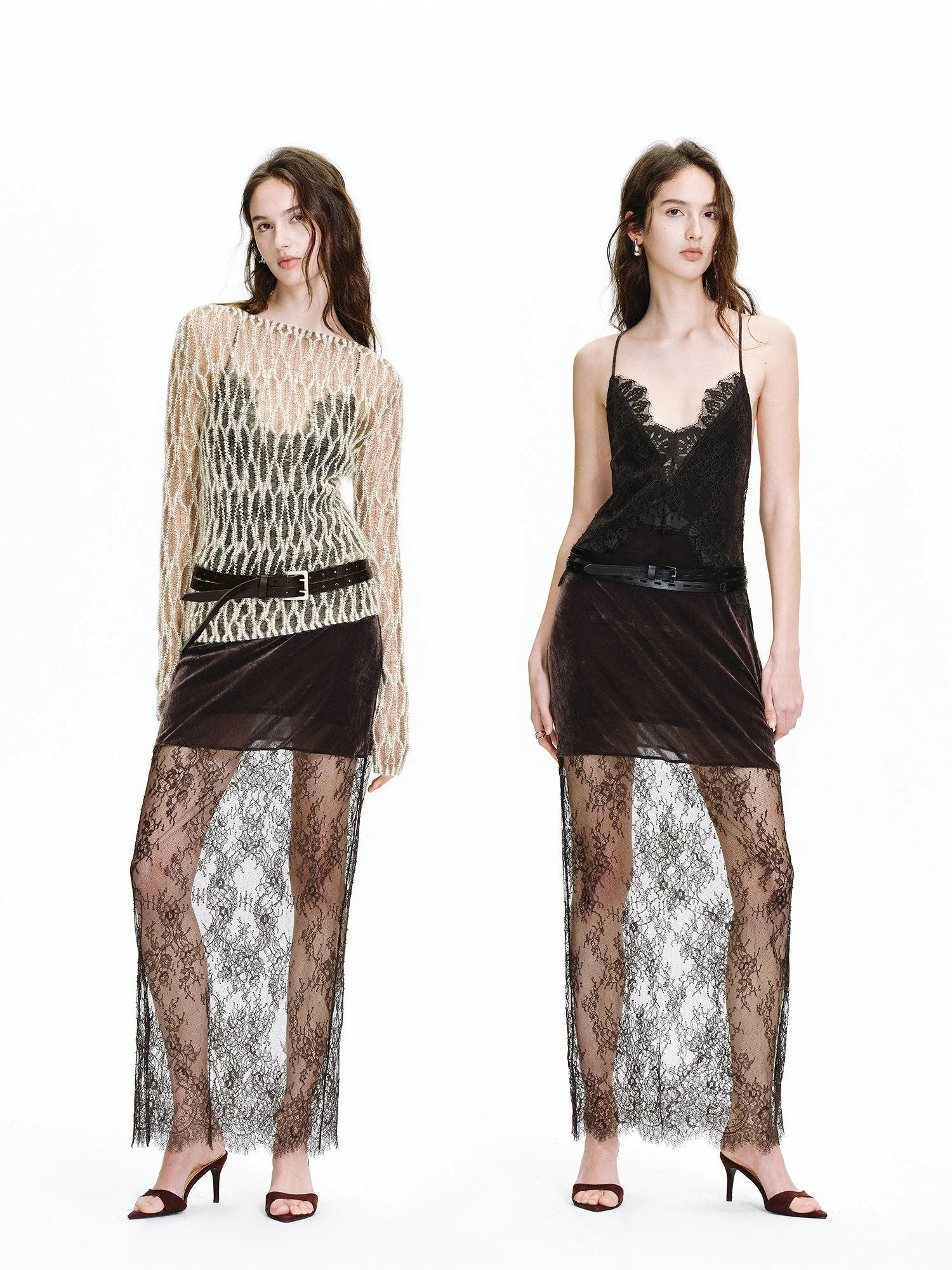 Lace Overlay Slip Dress - Image 4