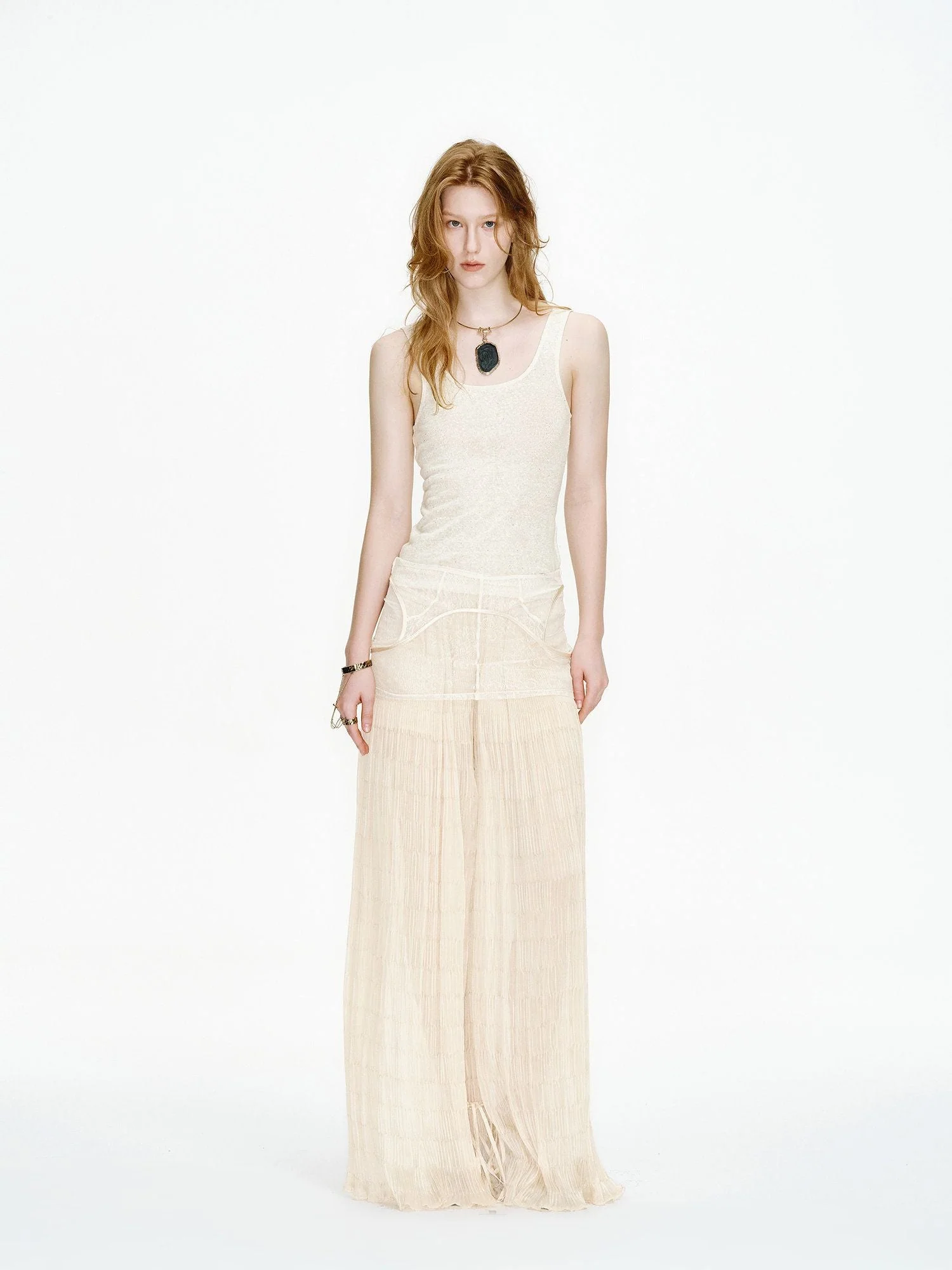 Lace Panel Tank - Image 2