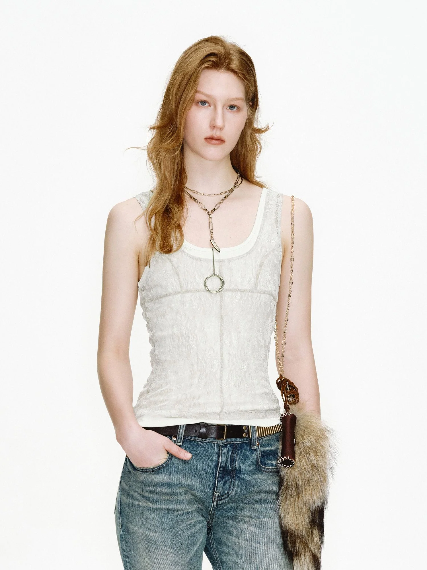Lace Panel Tank - Image 3