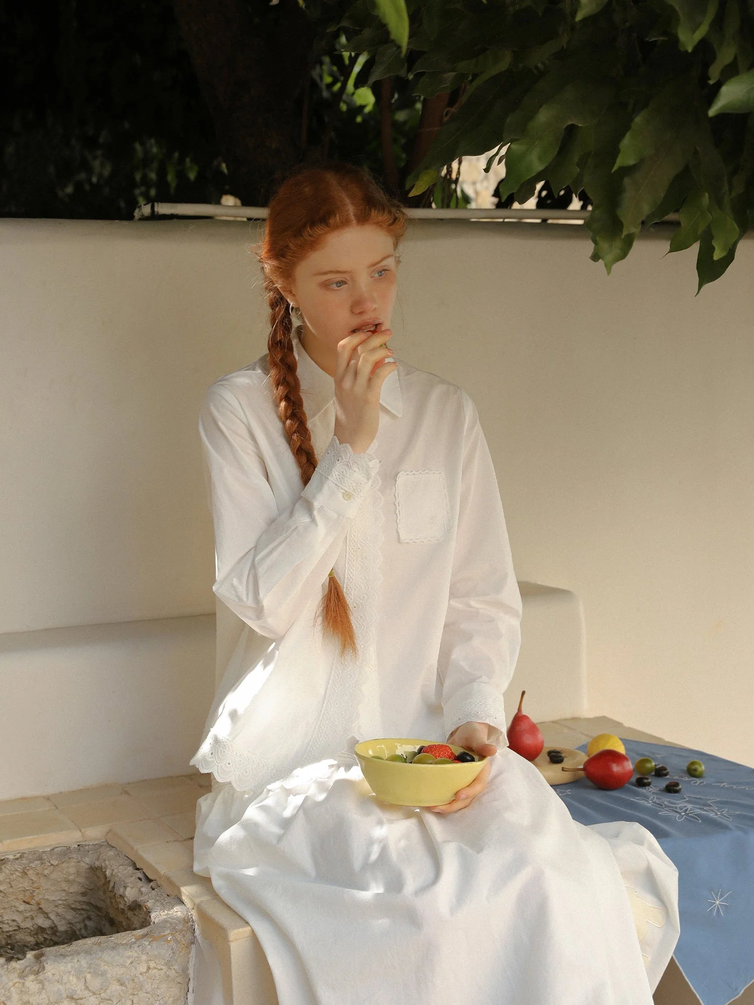 Lace Stitching Shirt