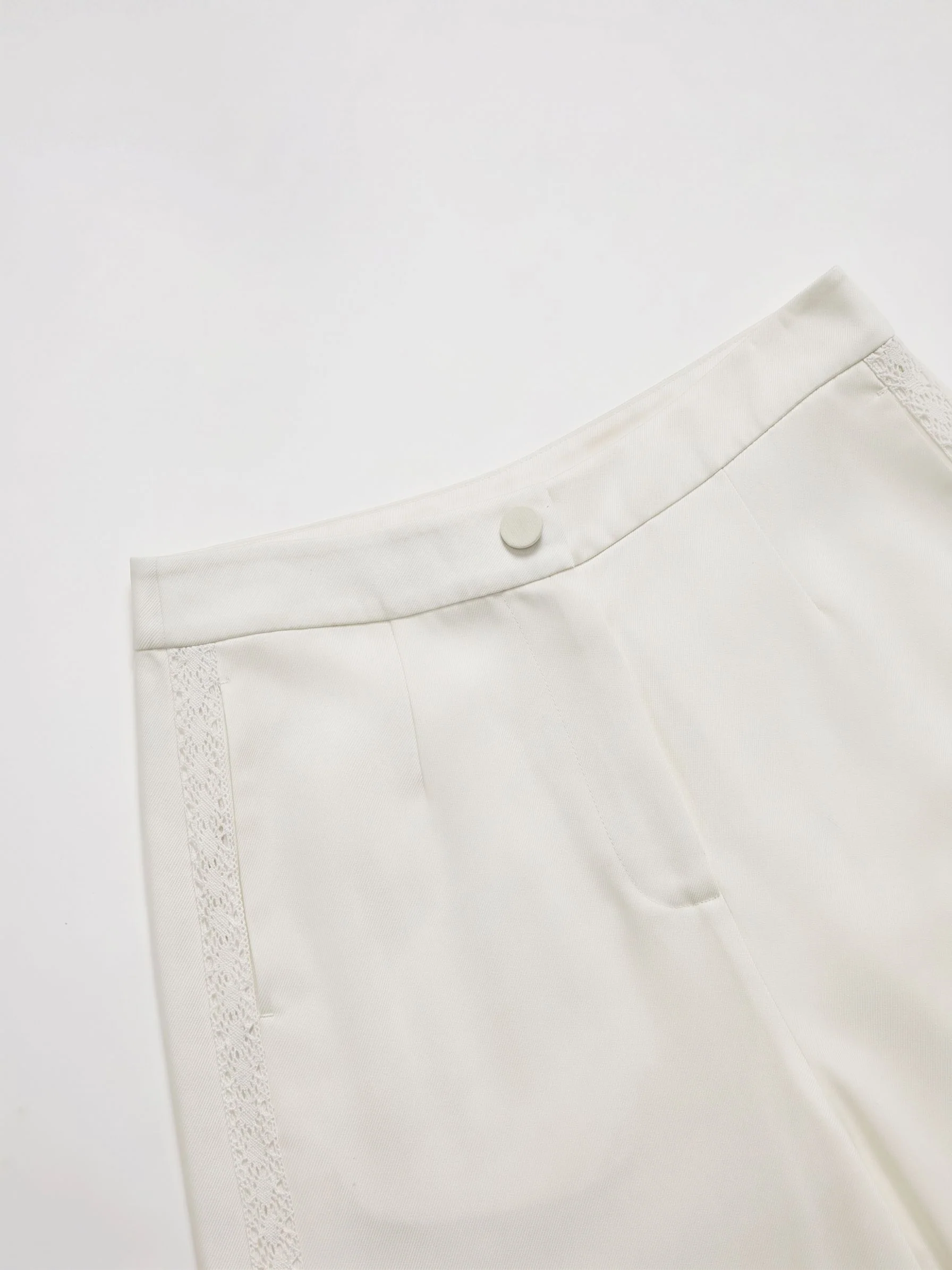 Lace Trim Culottes