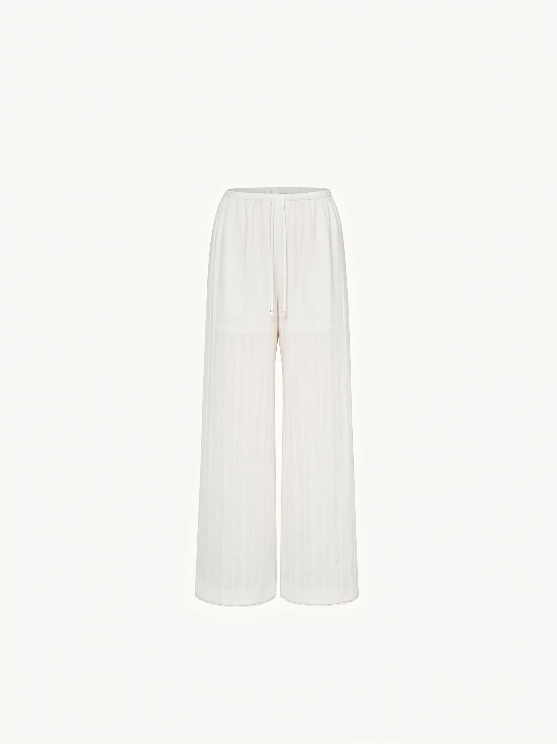 Lace Trim Pants - Image 4