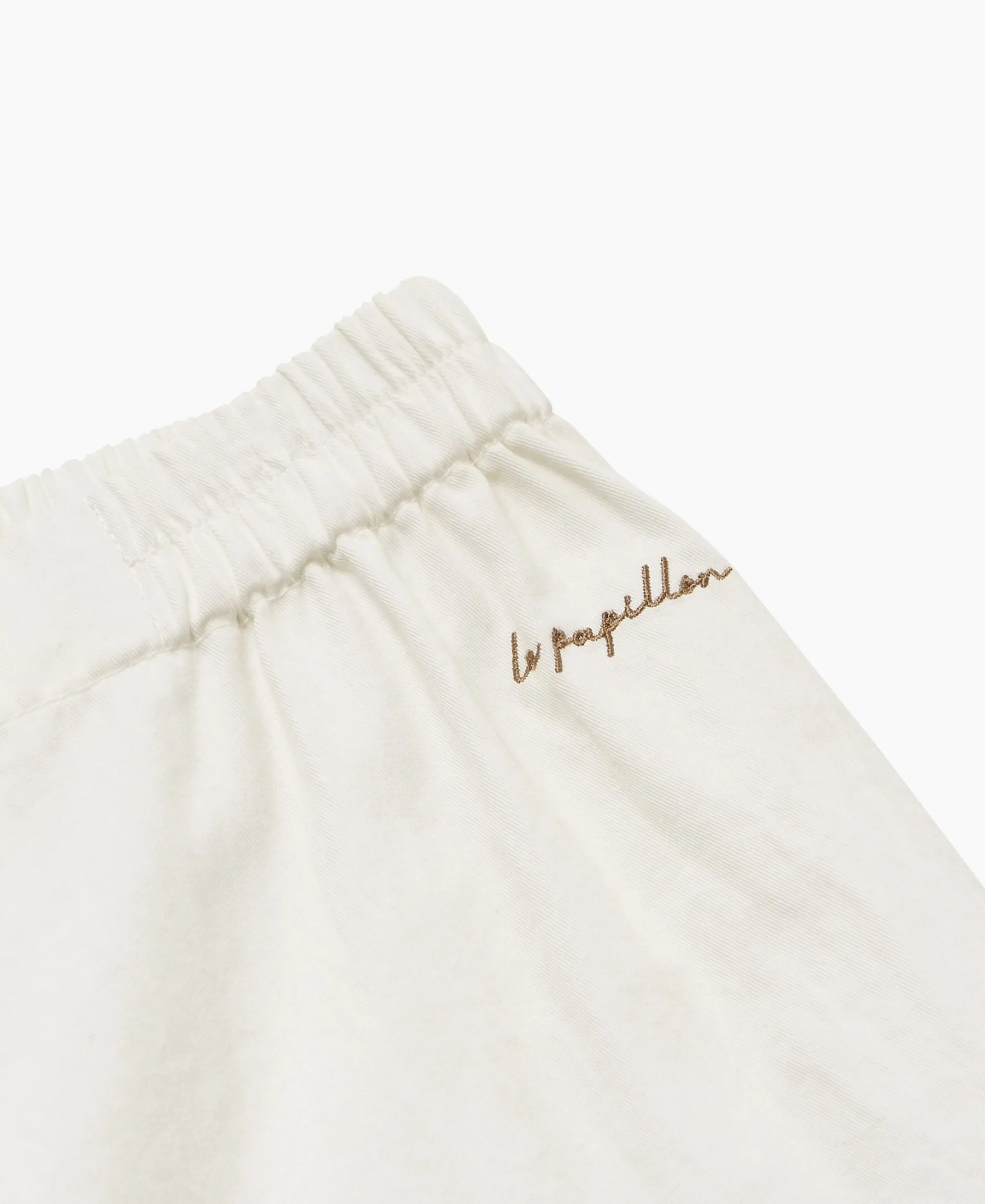 Lace-Trim Pleated-Cuff Cropped Pants - Image 6