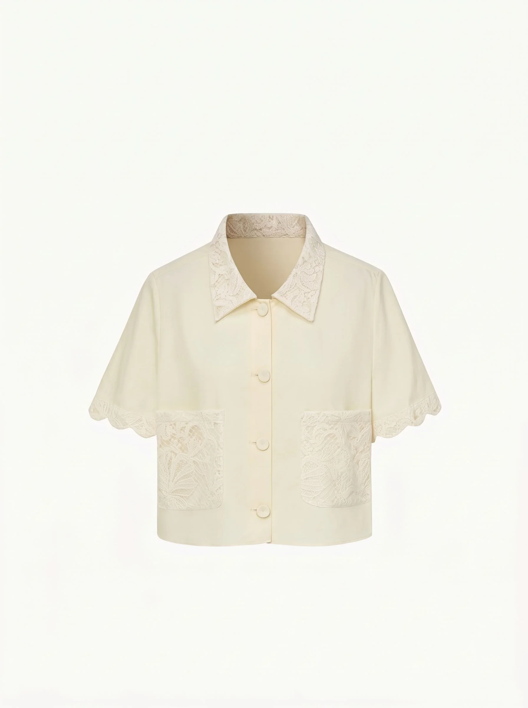 Lace Trim Shirt - Image 4