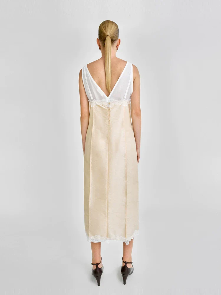 Lace Trim Slip Dress - Image 2
