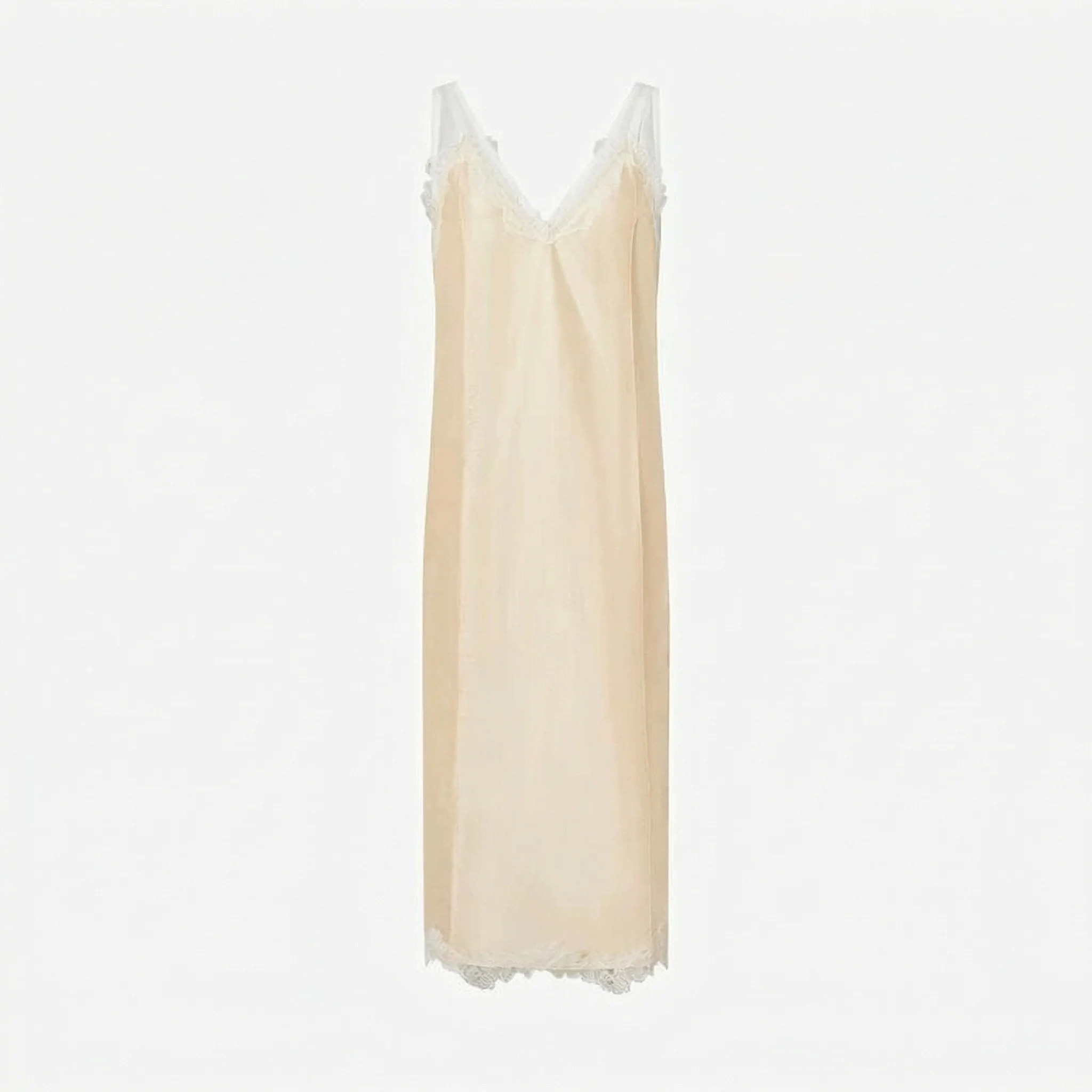 Lace Trim Slip Dress - Image 4