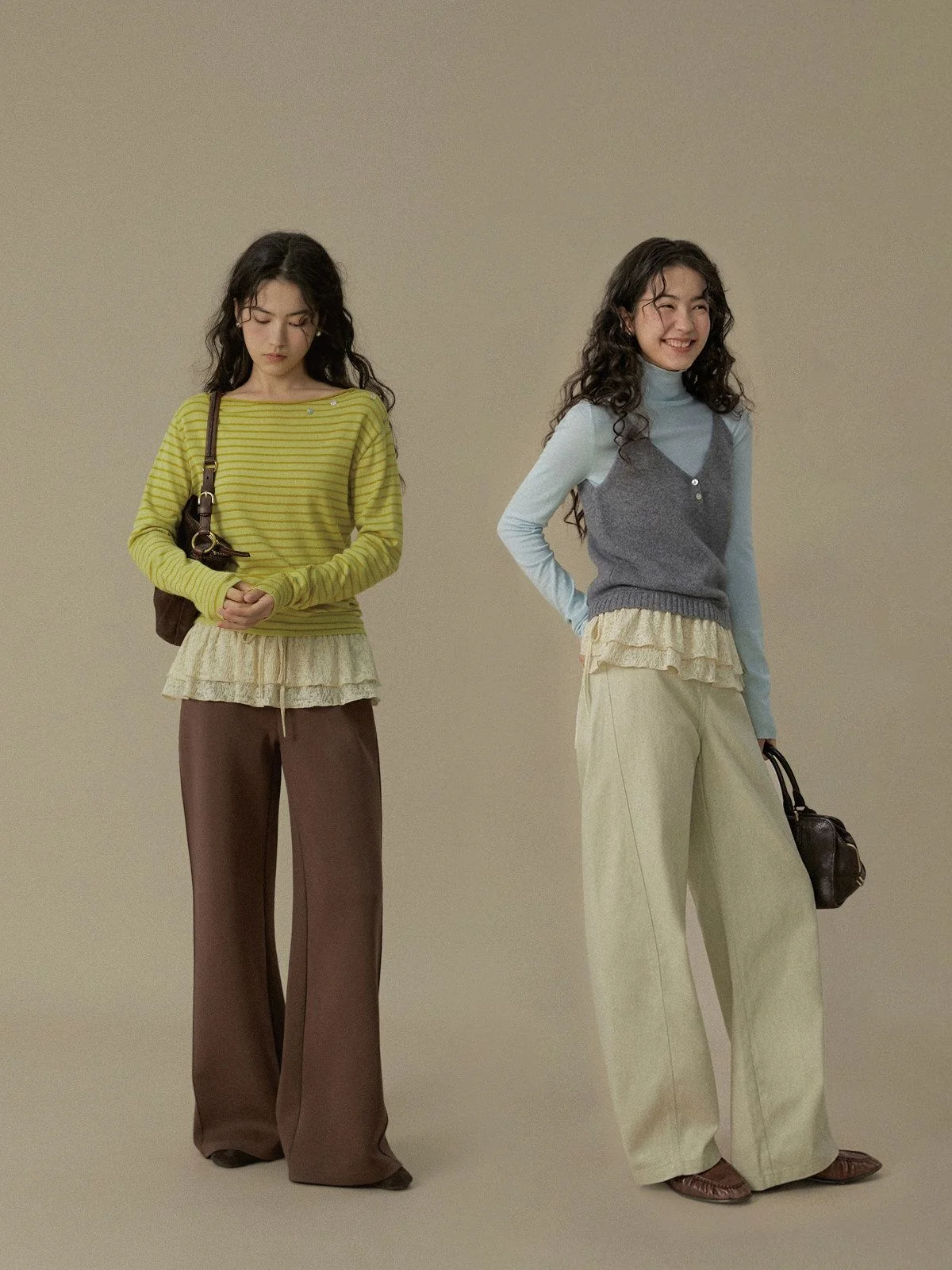 Lace-Trim Sweatpants - Image 2