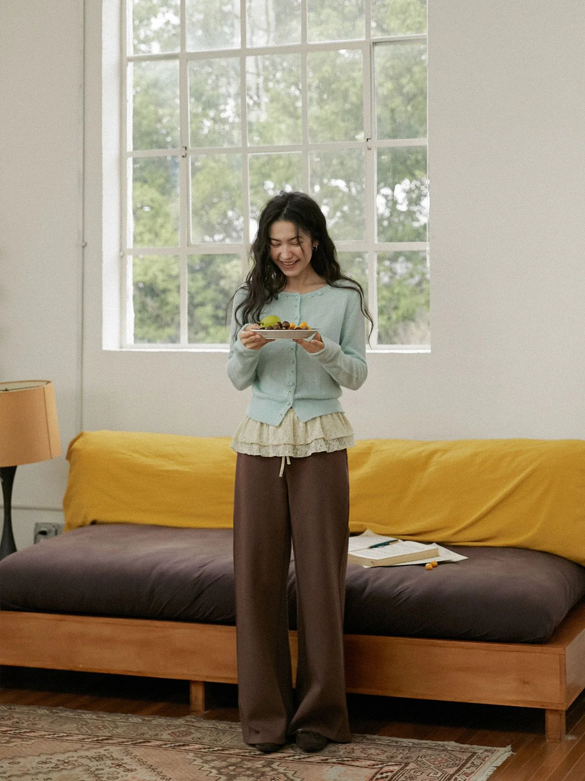 Lace-Trim Sweatpants - Image 3