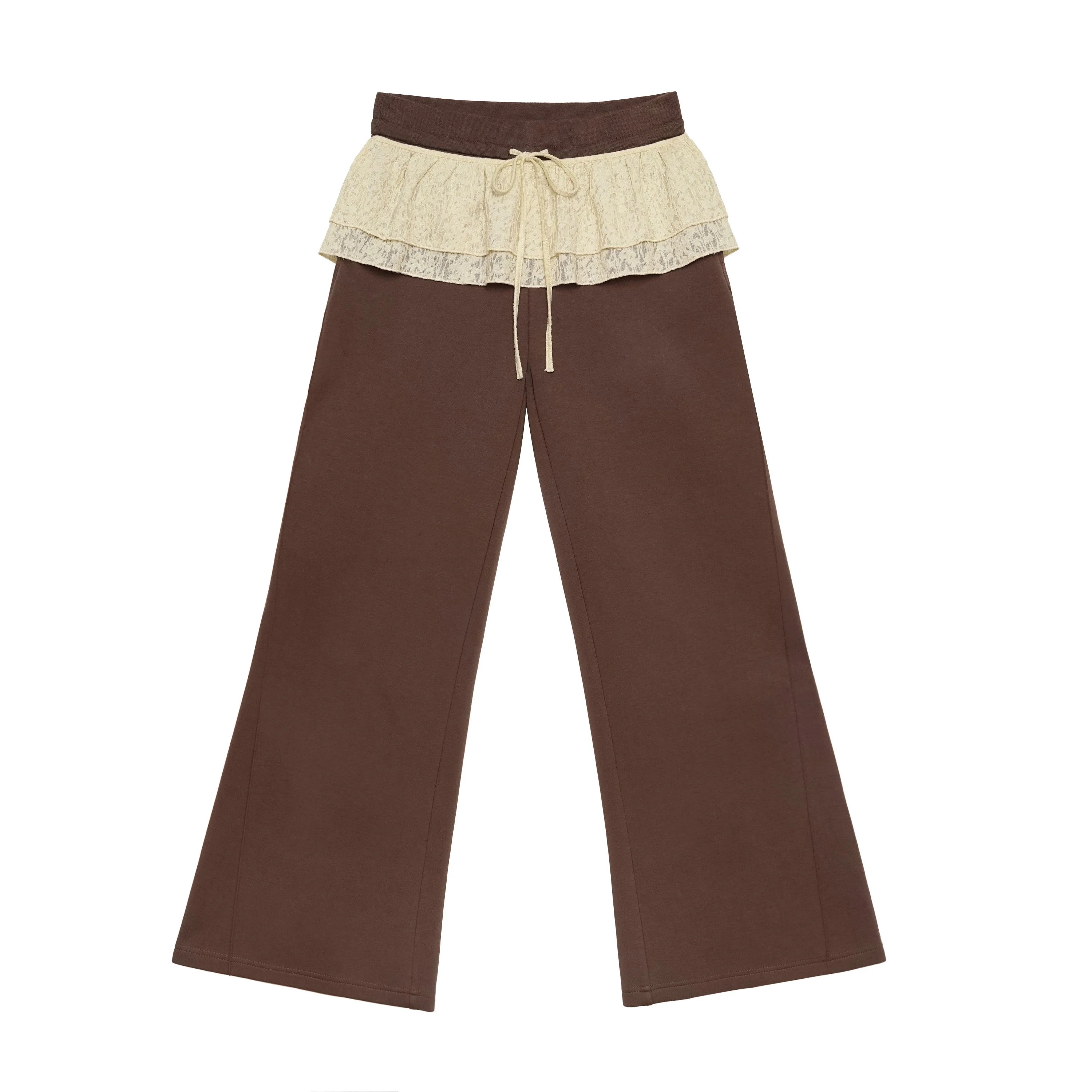 Lace-Trim Sweatpants - Image 6