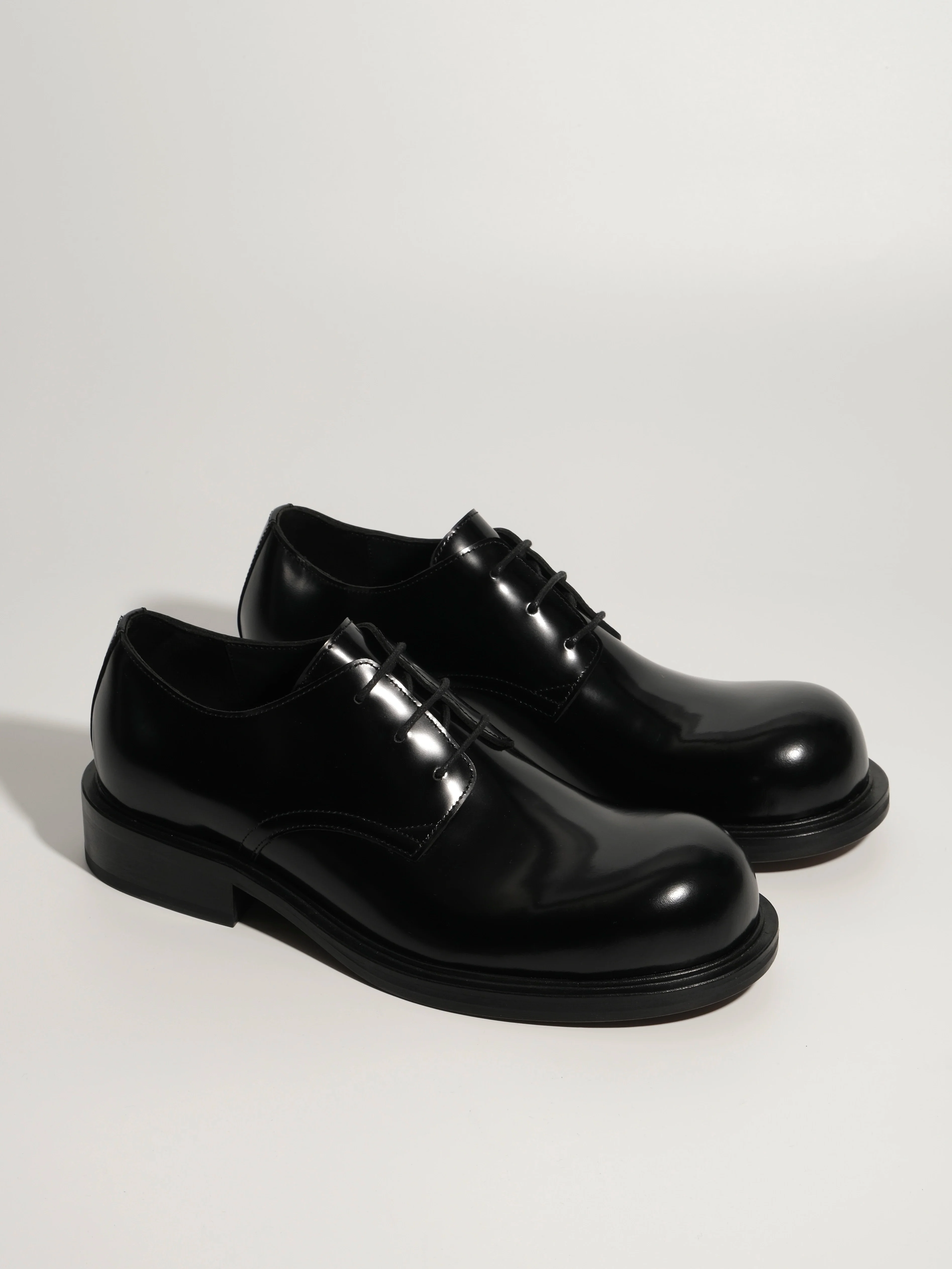 Lace-Up Derby Leather Shoe - Image 4
