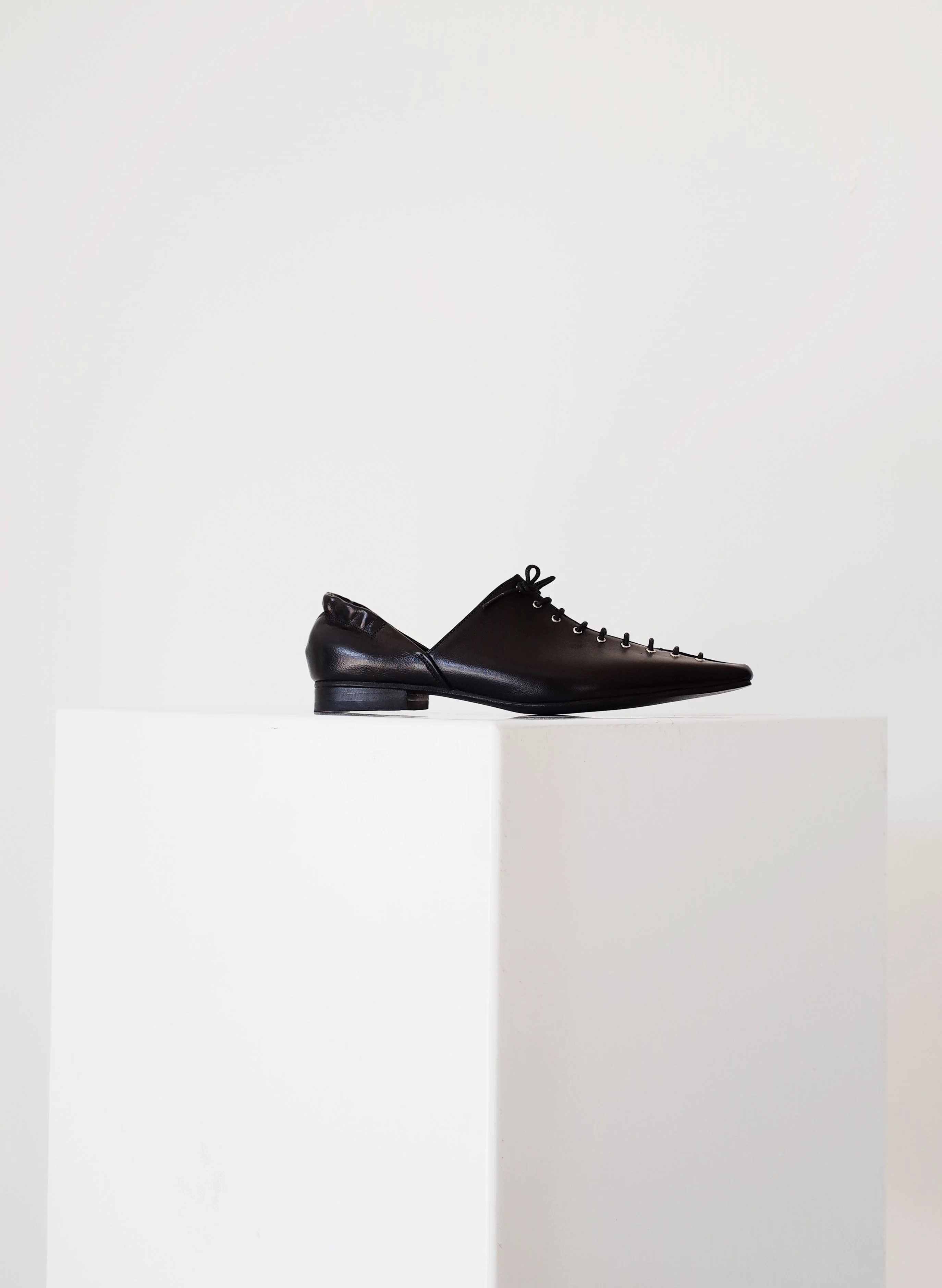 Lace-Up Pointed Shoes