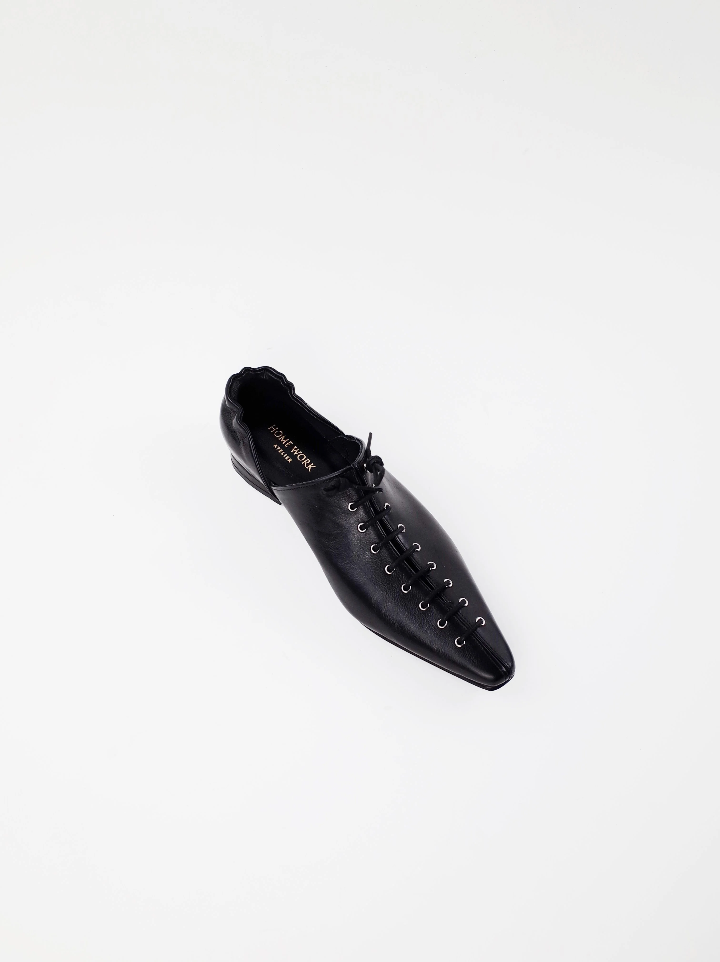 Lace-Up Pointed Shoes - Image 4