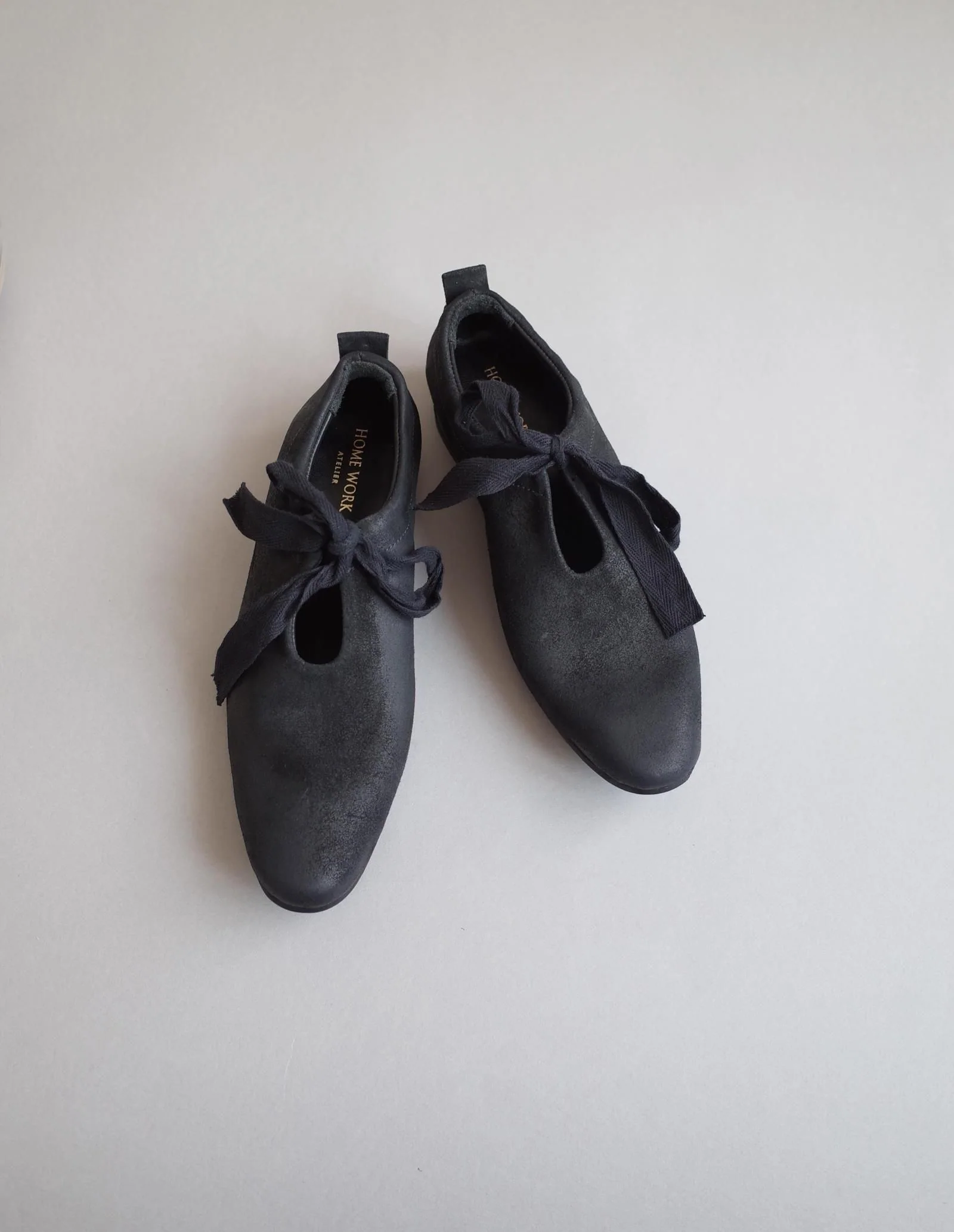 Lace-Up Suede Shoes - Image 2