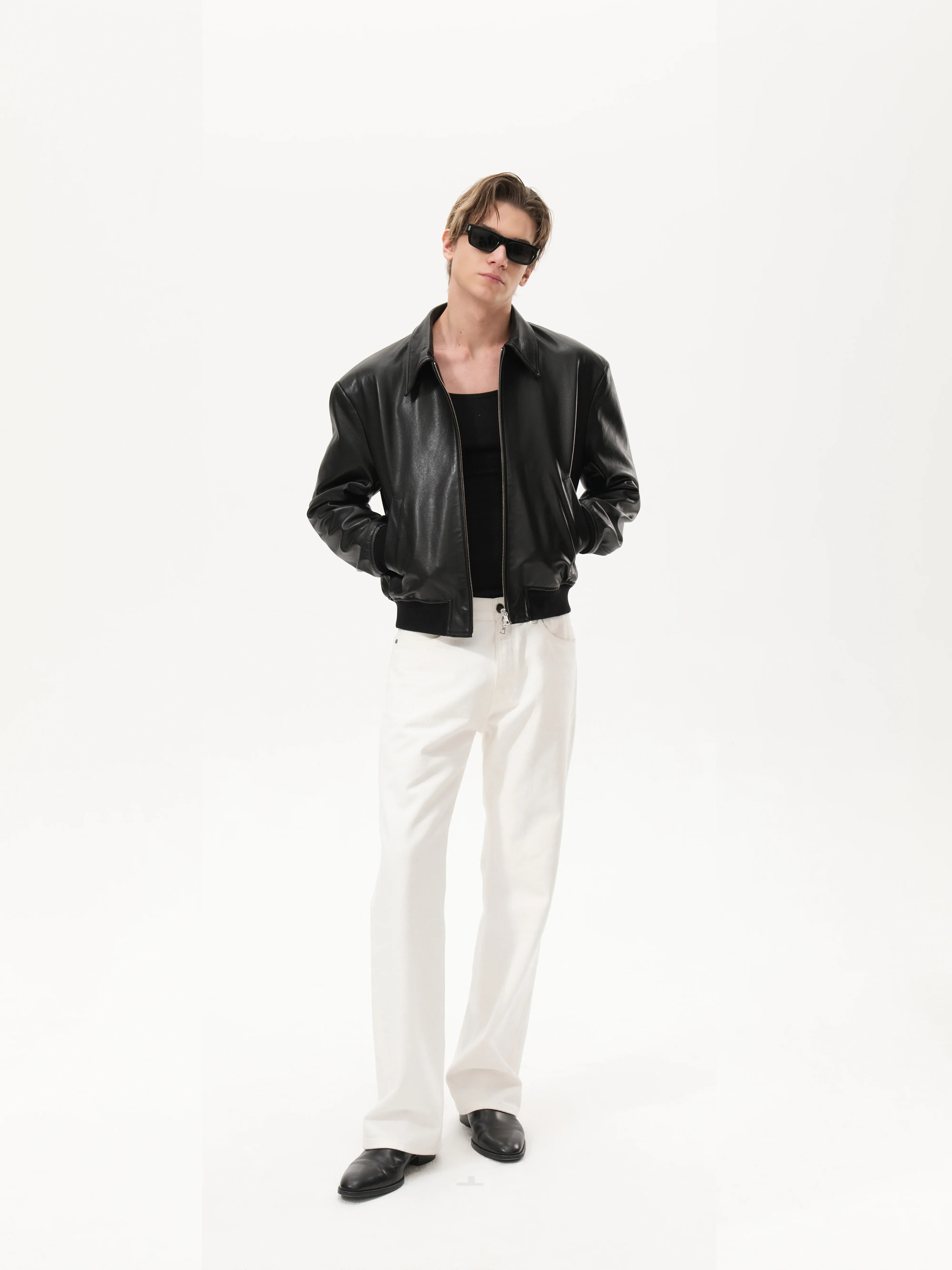 Lamb Leather Bomber - Image 5