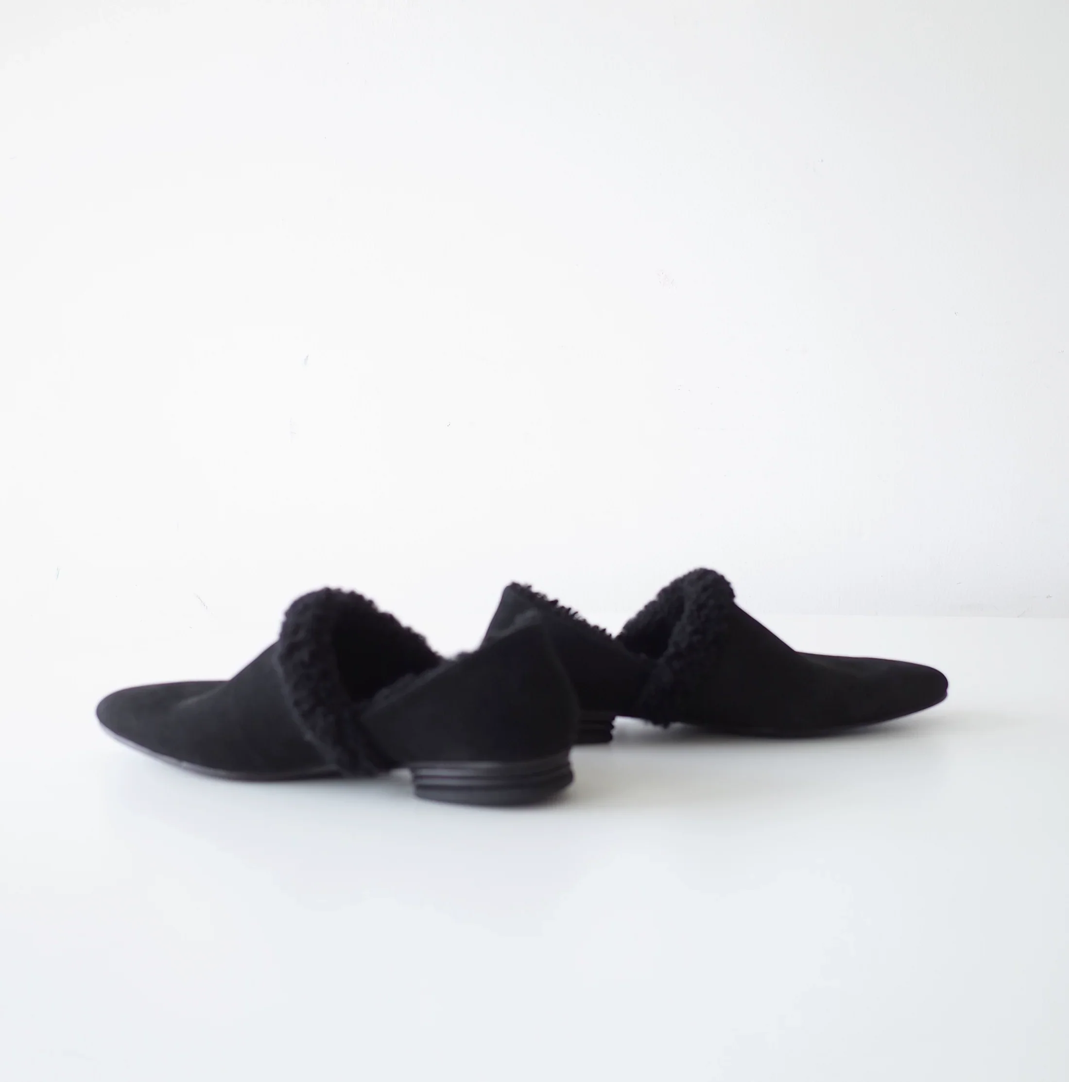 Lamb Wool Slip-On Shoes