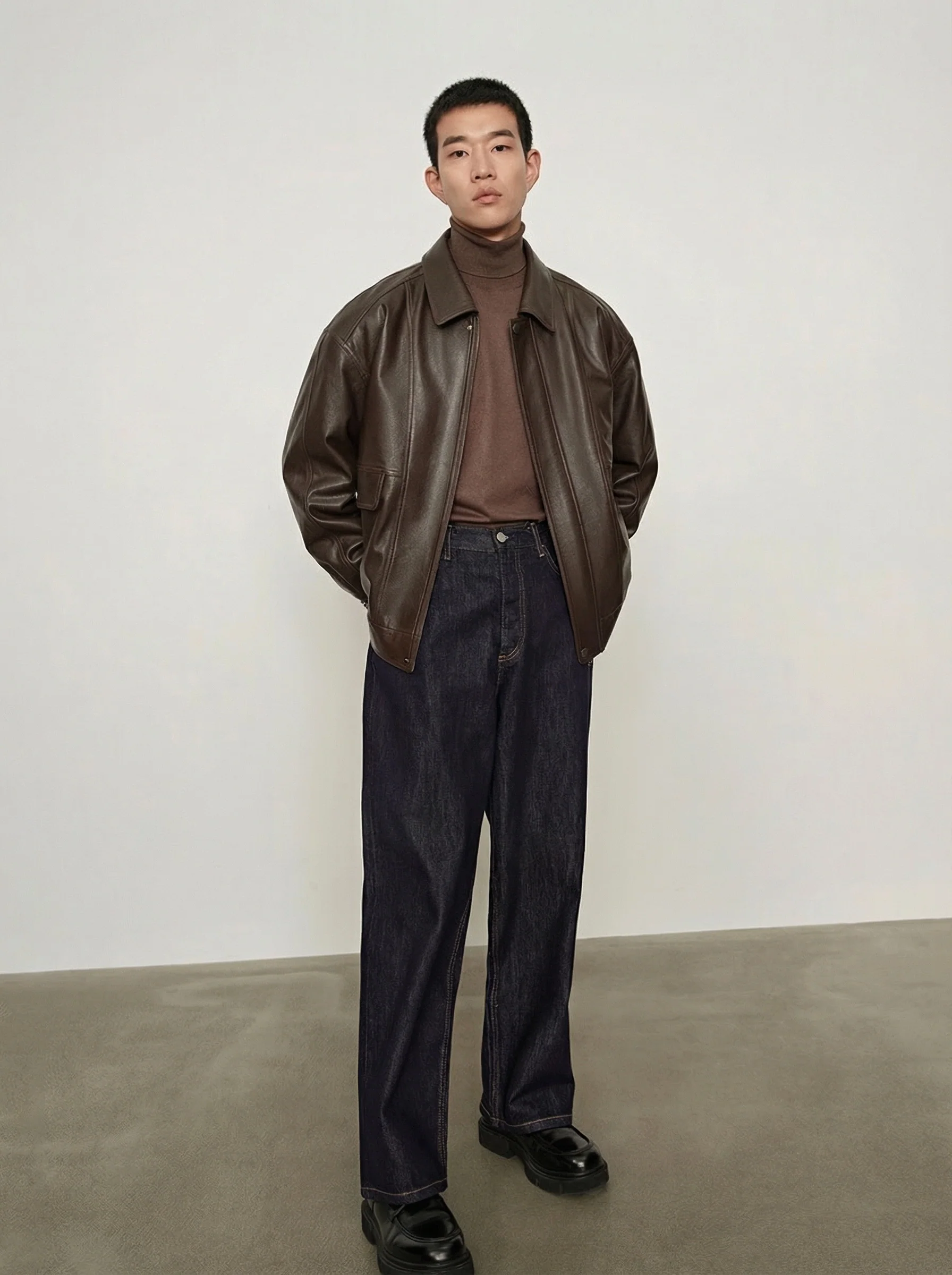 Lambskin Down Bomber - Image 2