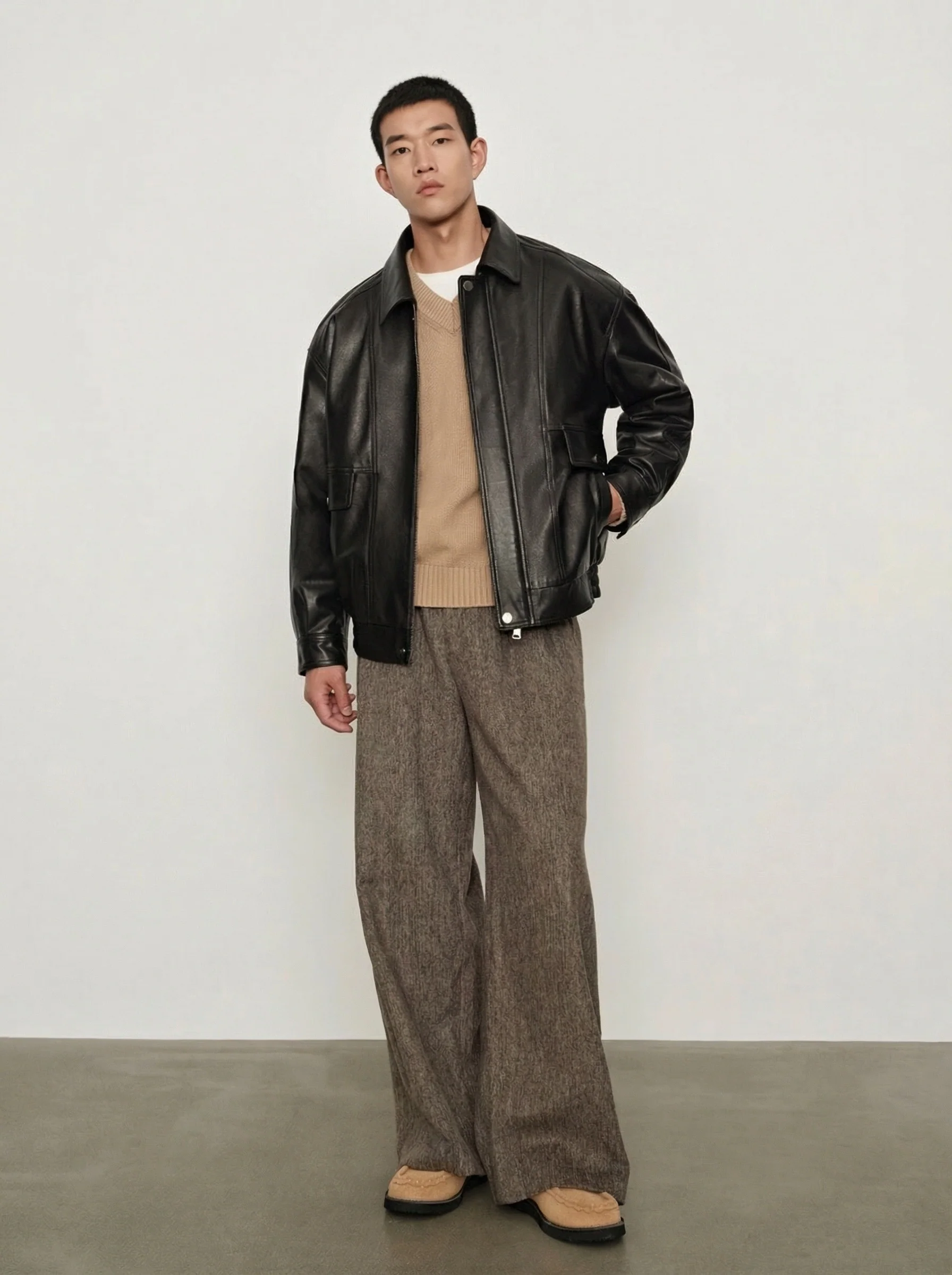 Lambskin Down Bomber - Image 3