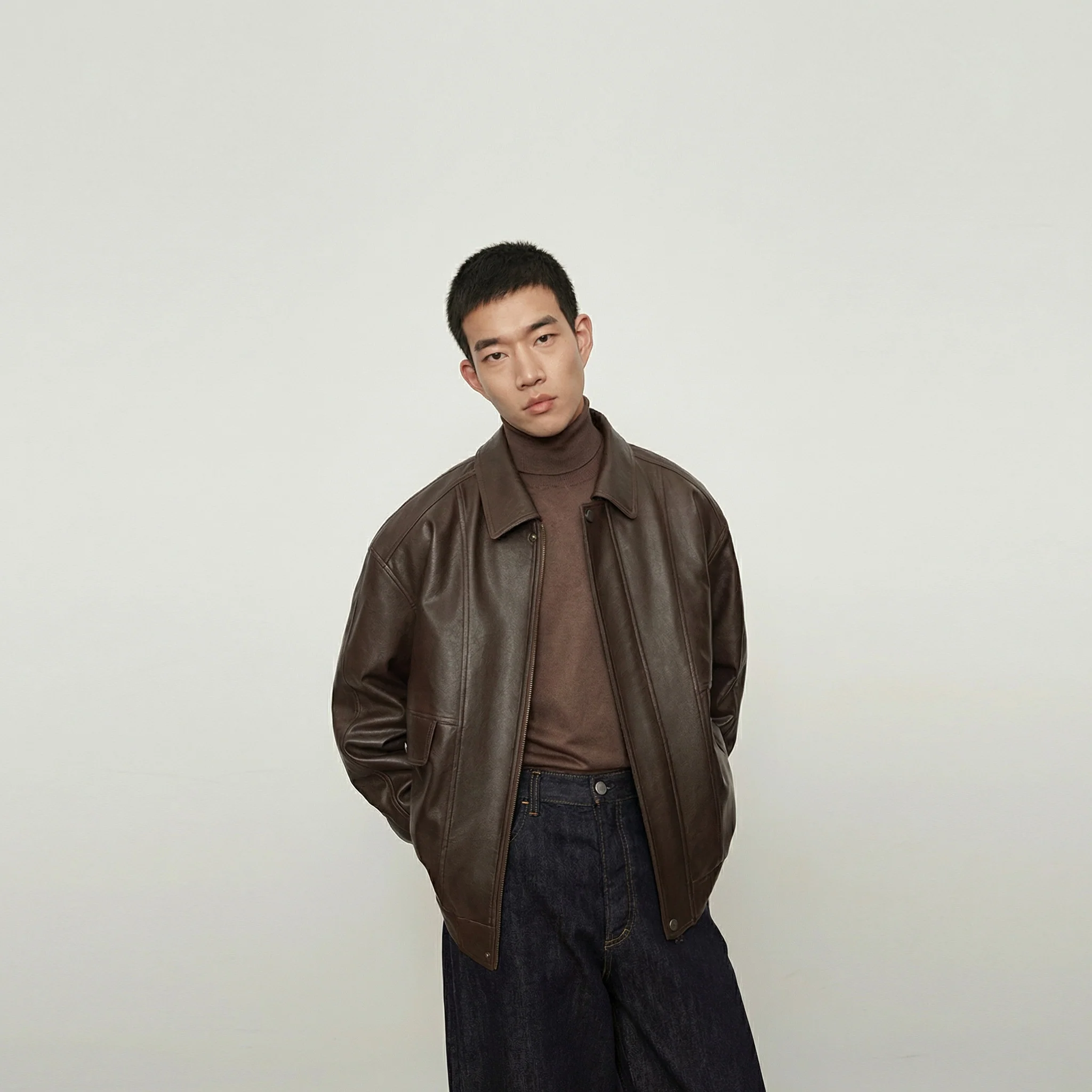 Lambskin Down Bomber - Image 4