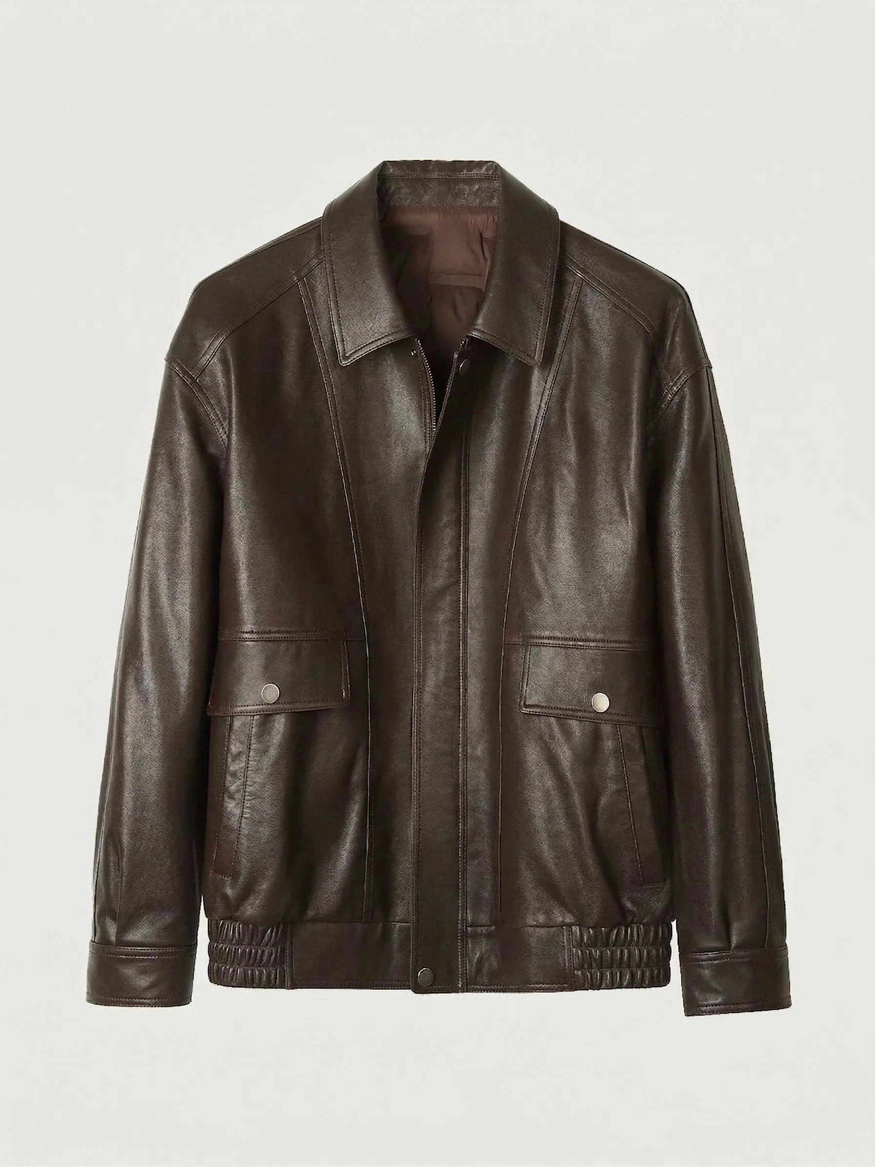 Lambskin Down Bomber - Image 6