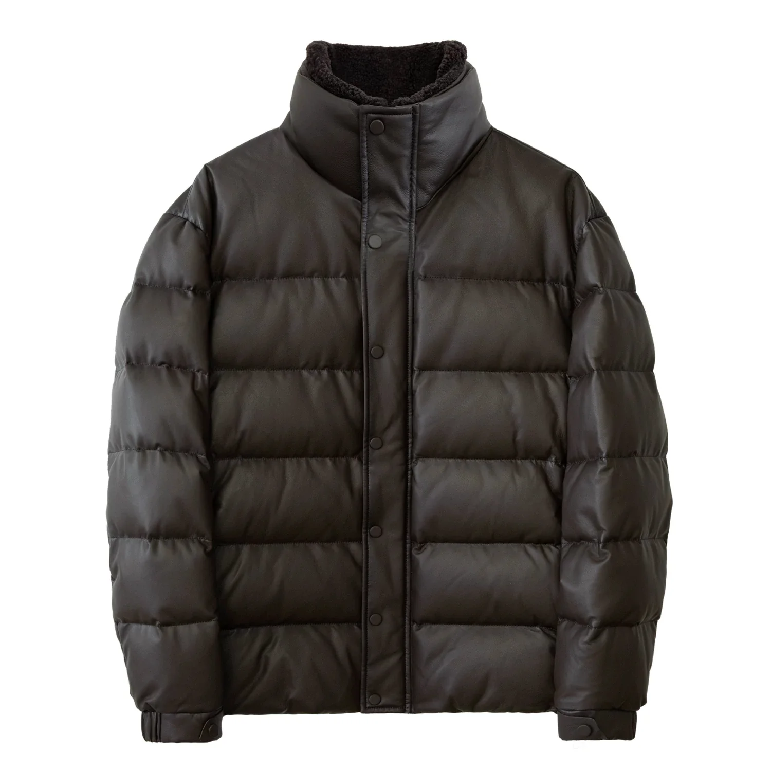 Lambskin Down Puffer Jacket - Image 7