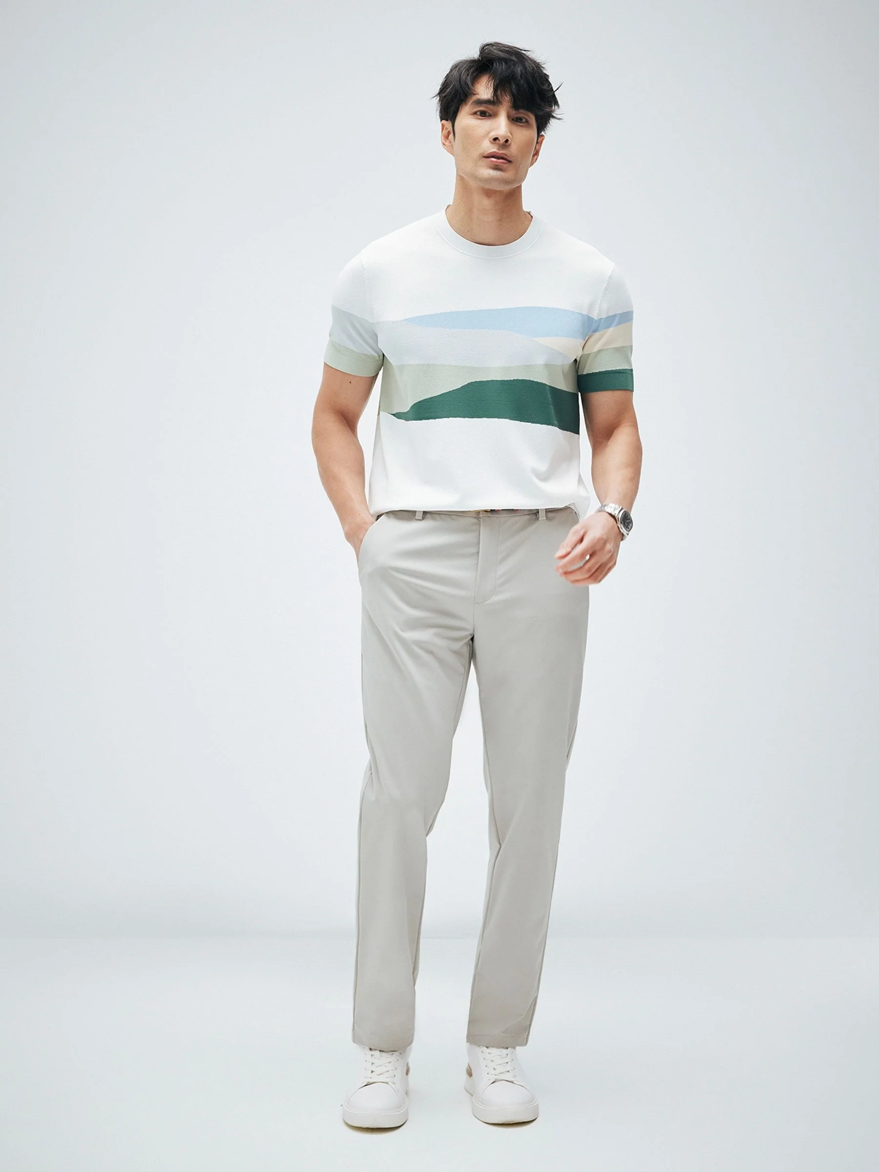 Landscape Stripe Tee - Image 3