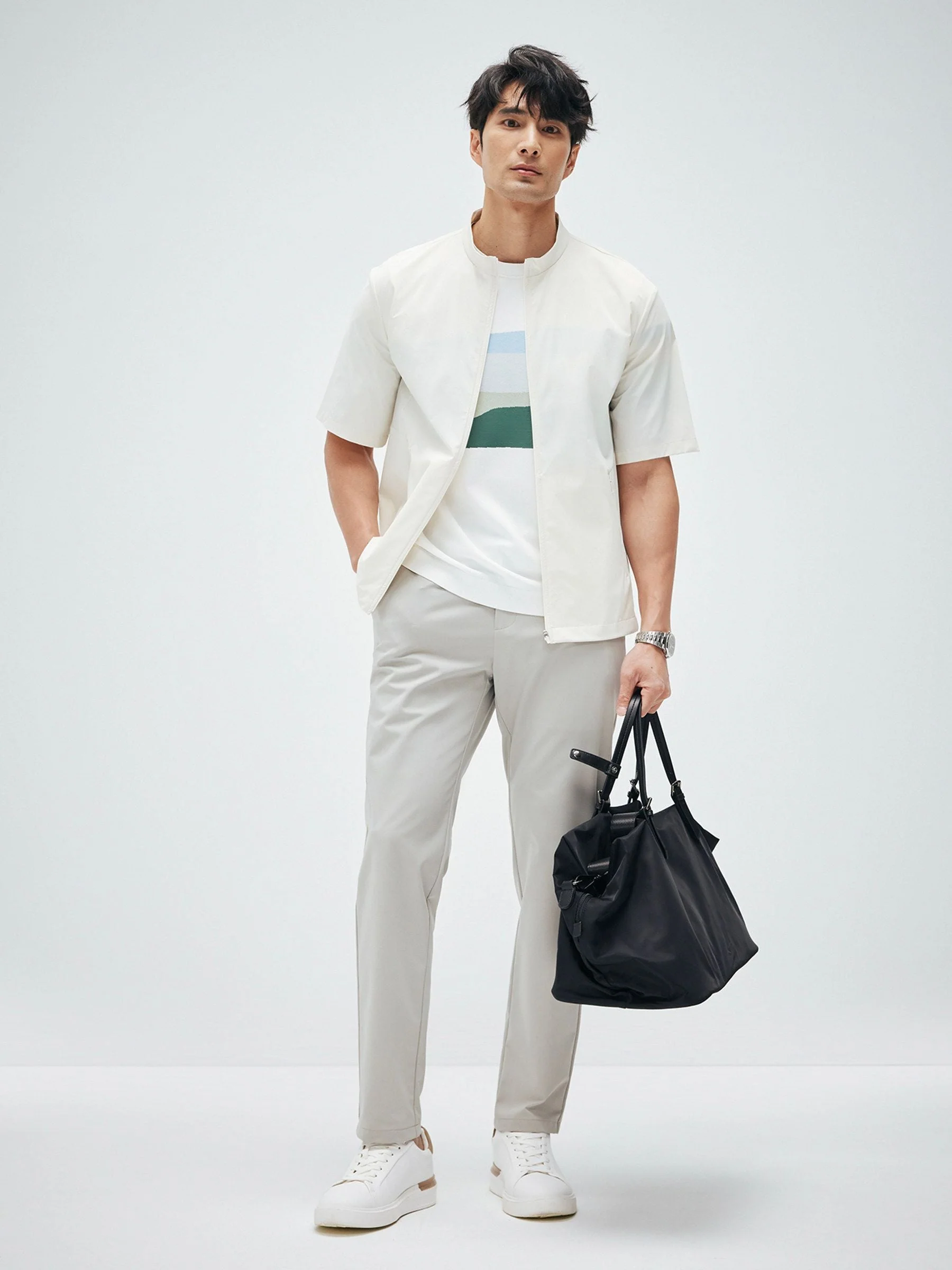 Landscape Stripe Tee - Image 5