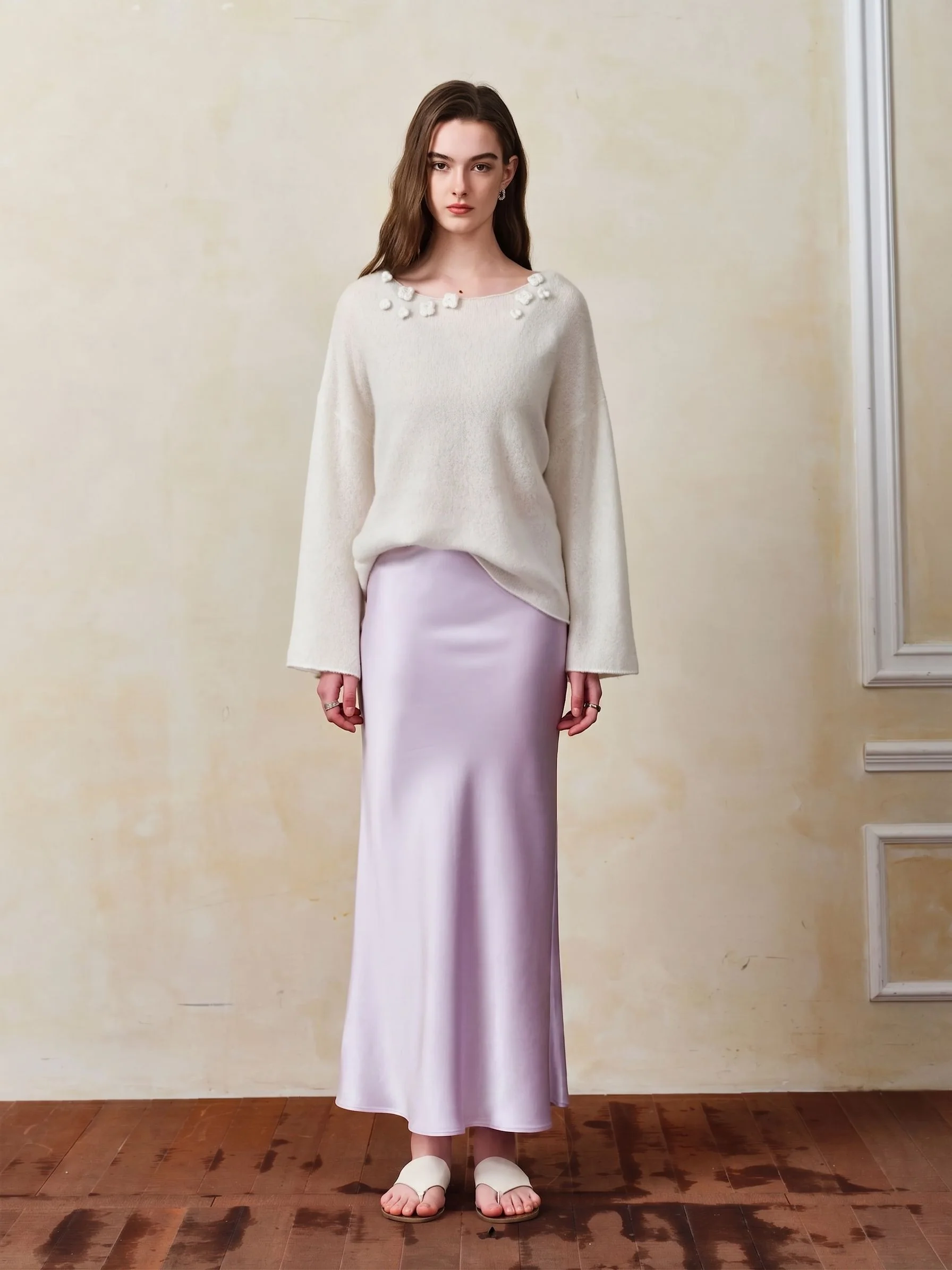 Lavender Fishtail Skirt - Image 2