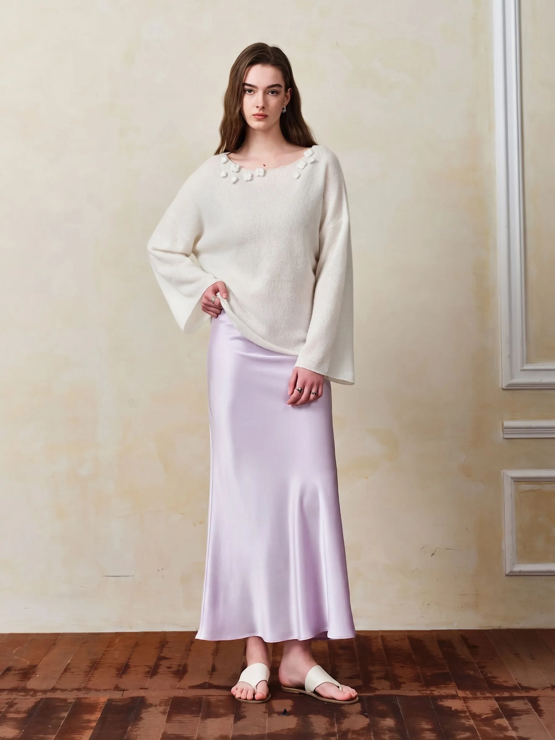 Lavender Fishtail Skirt - Image 3