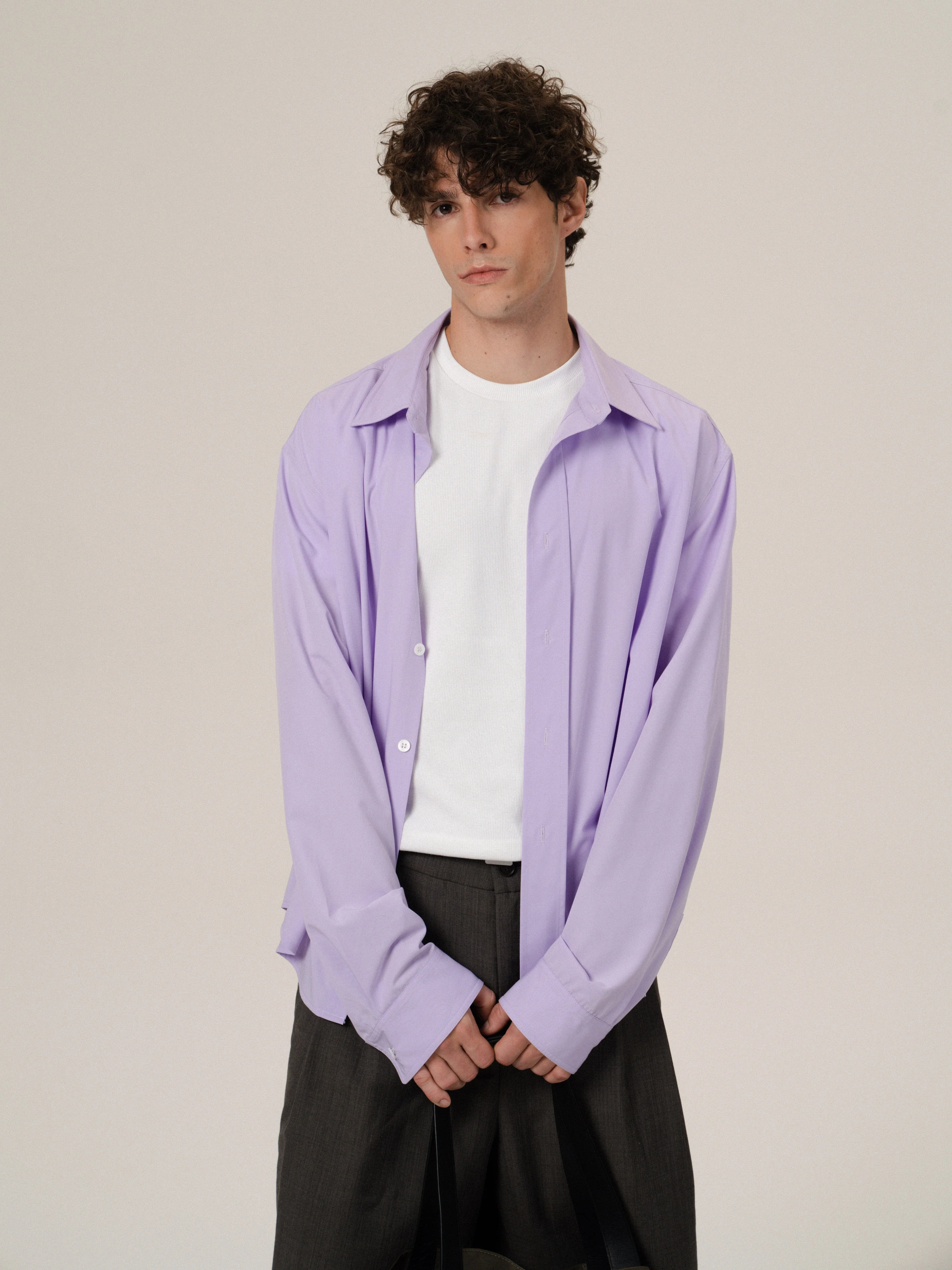 Lavender Relaxed Shirt - Image 3
