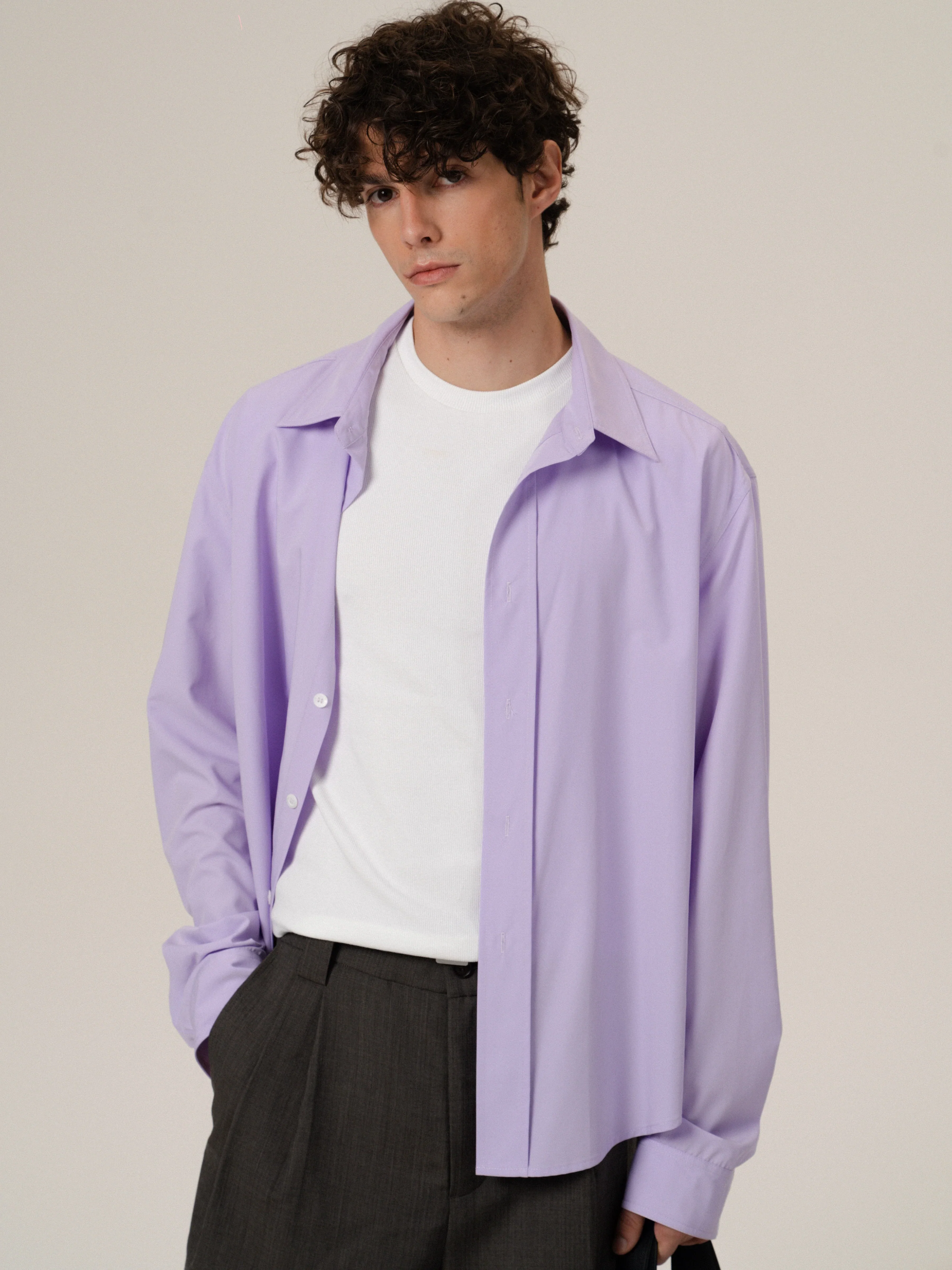 Lavender Relaxed Shirt - Image 4