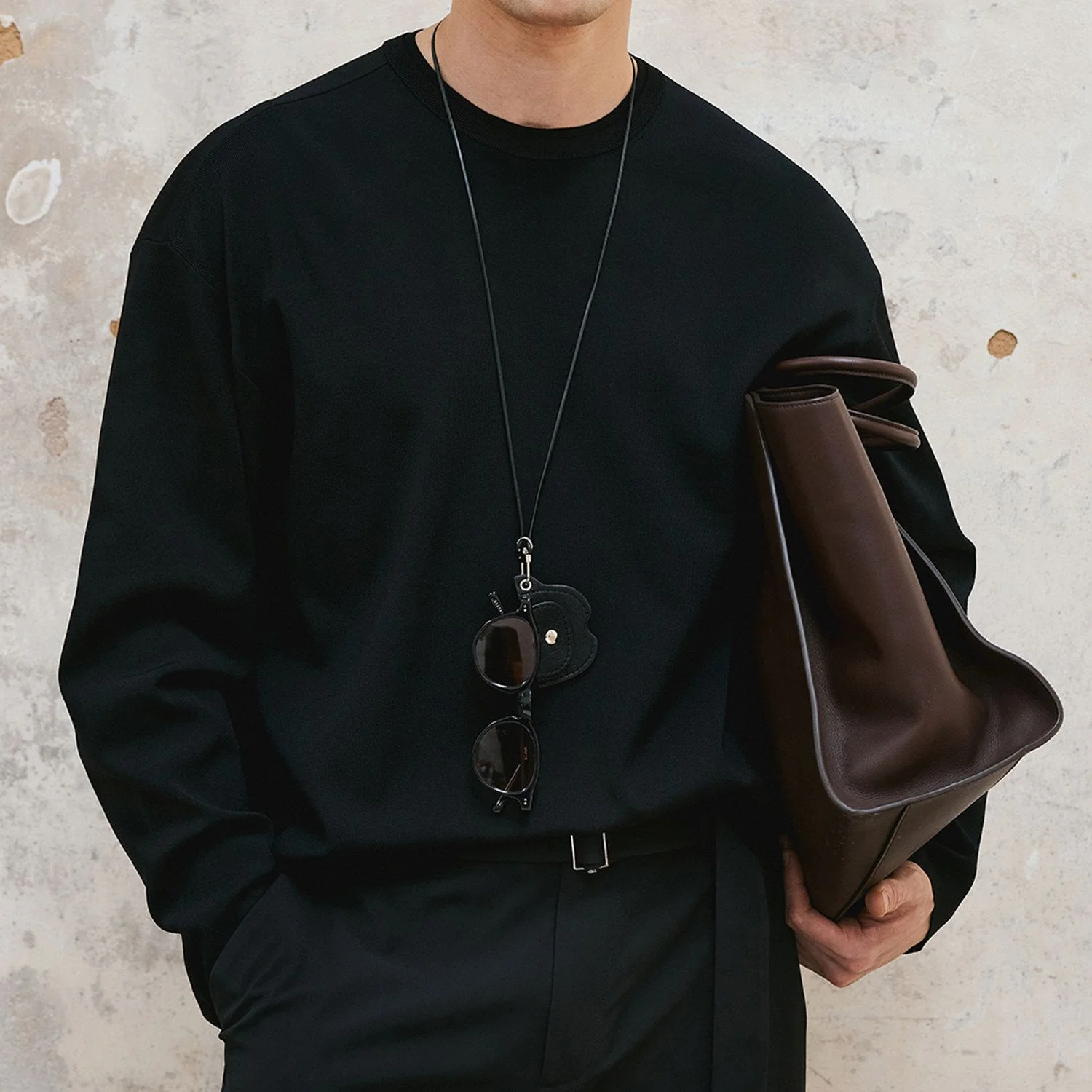 Layered Collar Crewneck - Image 5