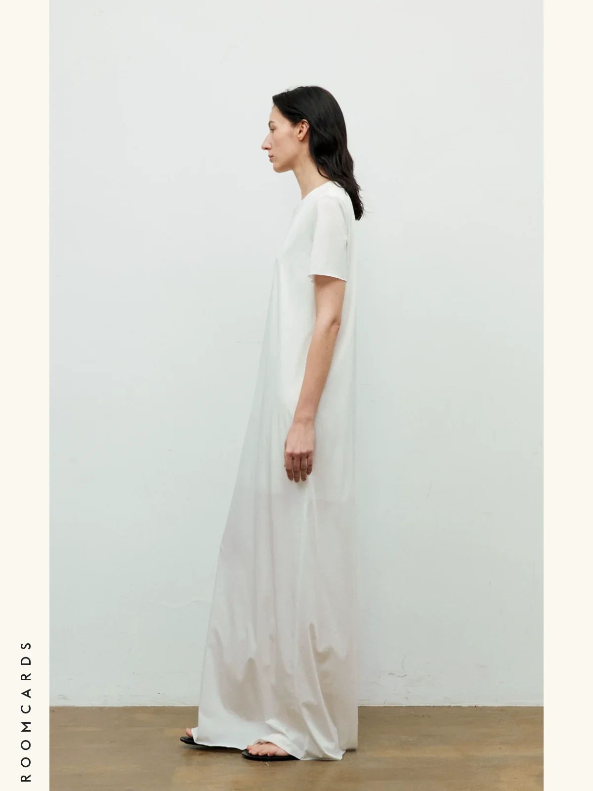 Layered Cotton Knit Midi Dress - Image 4