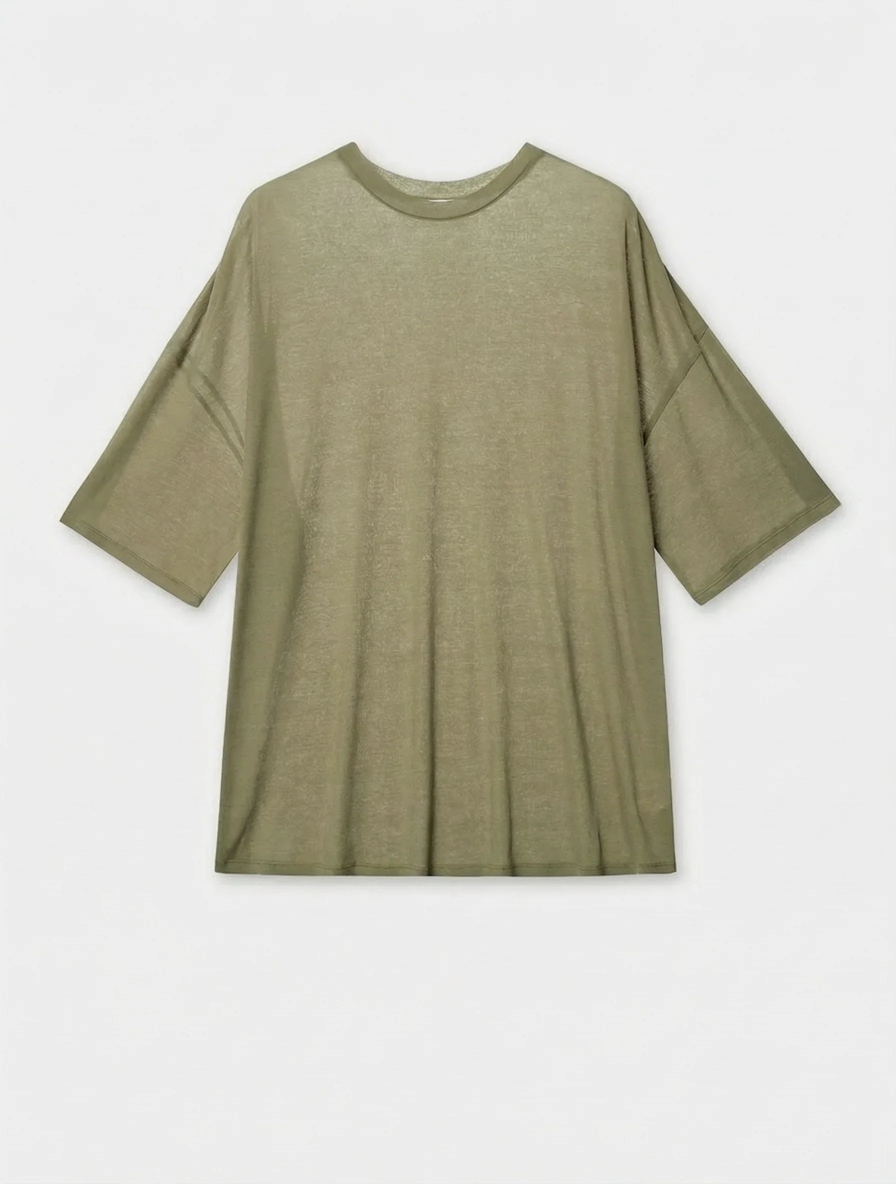 Layered High-Twist Cotton Tee - Image 11