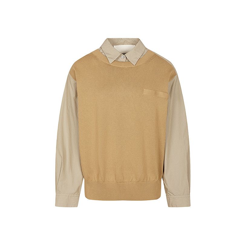 Layered Knit Shirt - Image 3