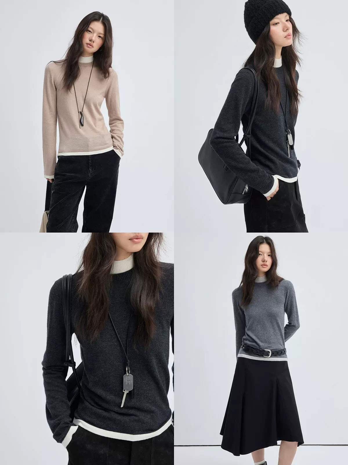 Layered Mockneck Sweater - Image 2