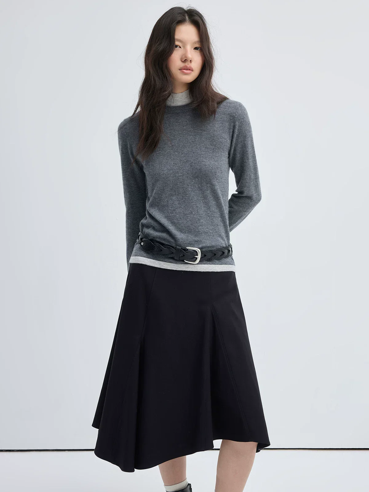 Layered Mockneck Sweater - Image 3