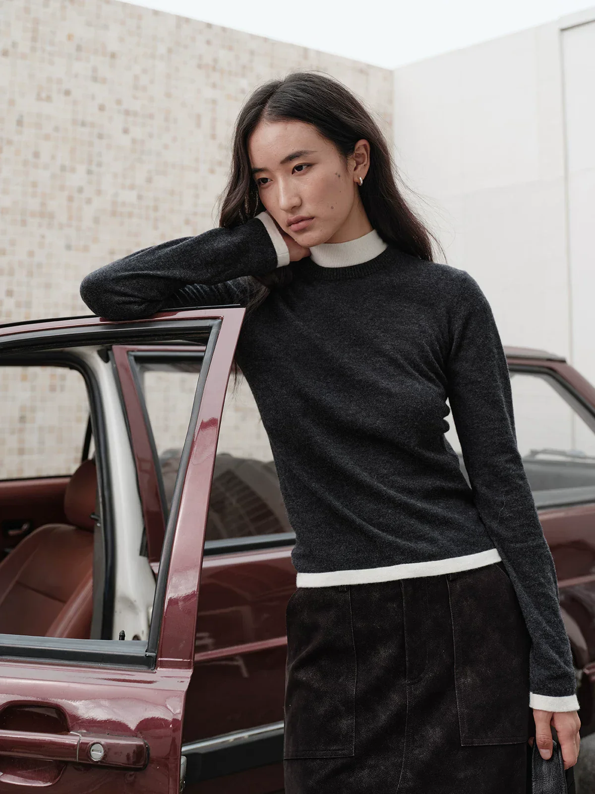 Layered Mockneck Sweater - Image 5
