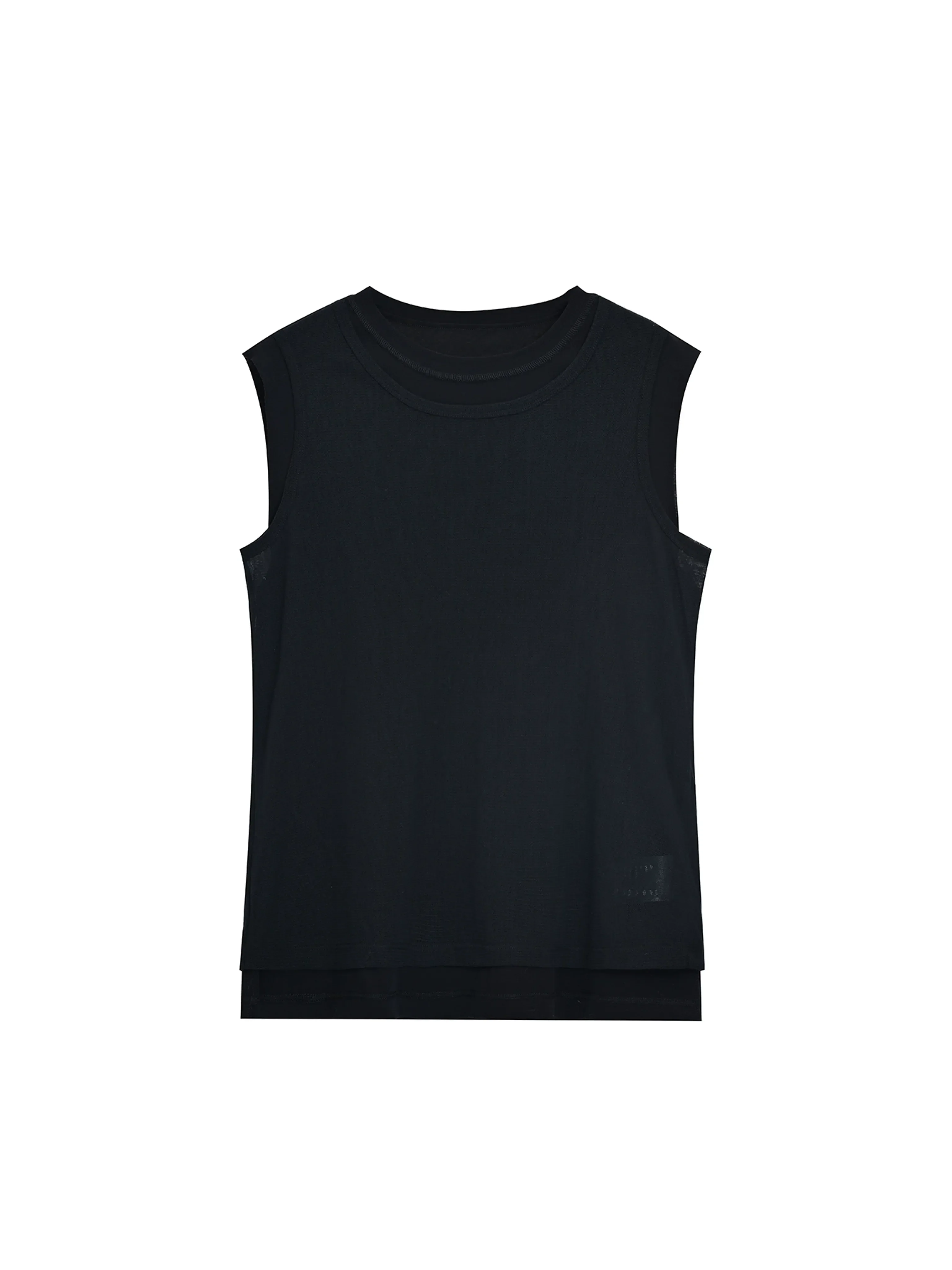 Layered Sleeveless Vest