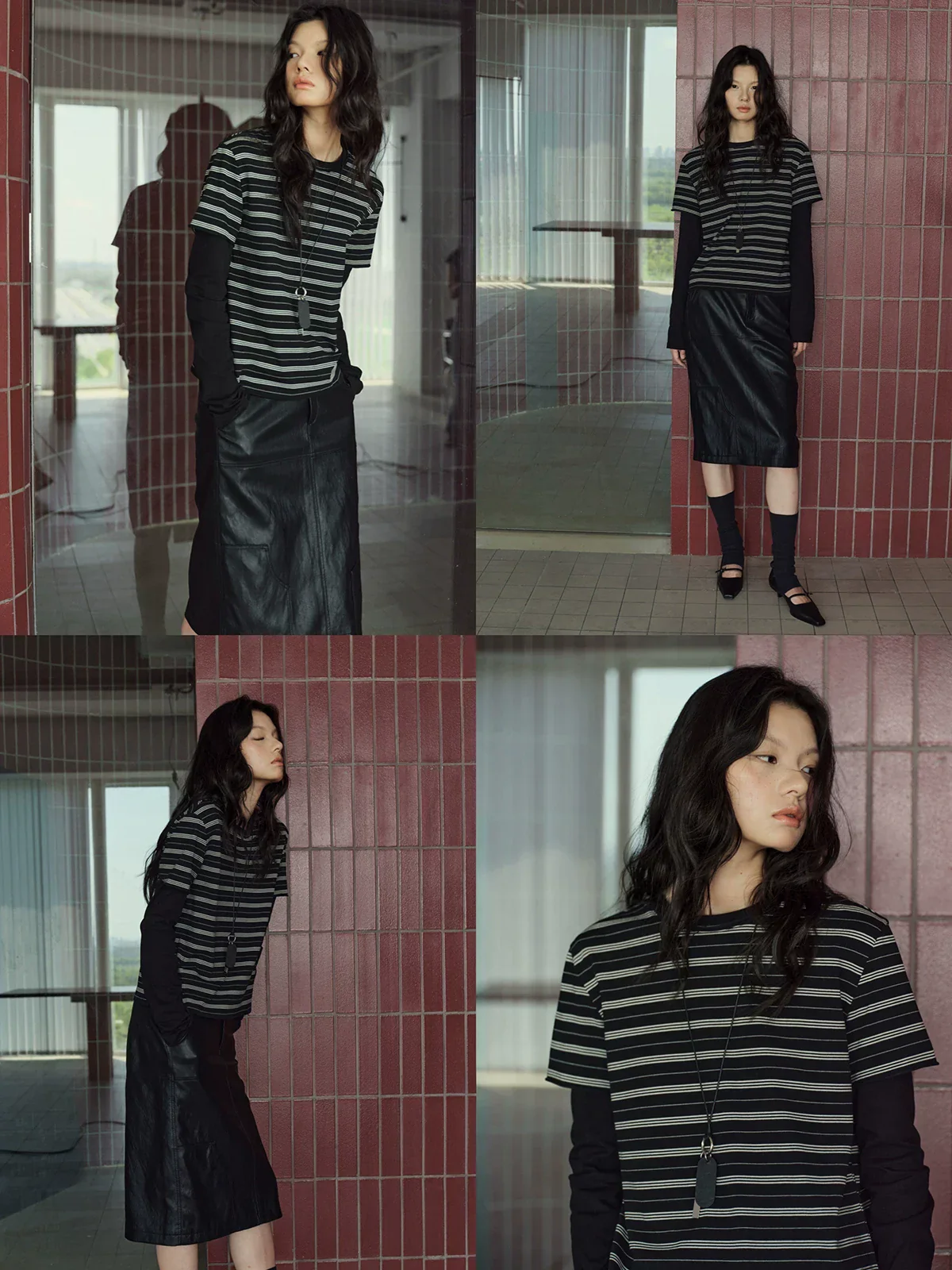 Layered Stripe Tee - Image 5
