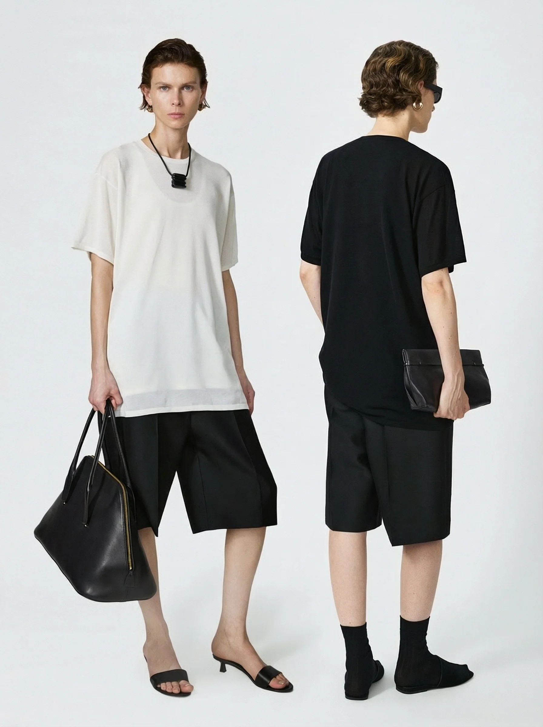 Layered Tencel-Cashmere Tank & Tee - Image 4