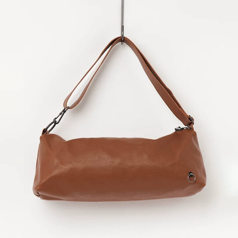 Leather Baguette Sling Bag - Image 6