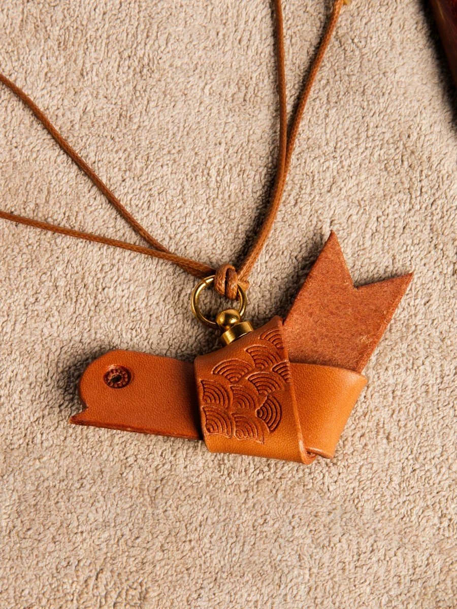Leather Bird Charm - Image 3