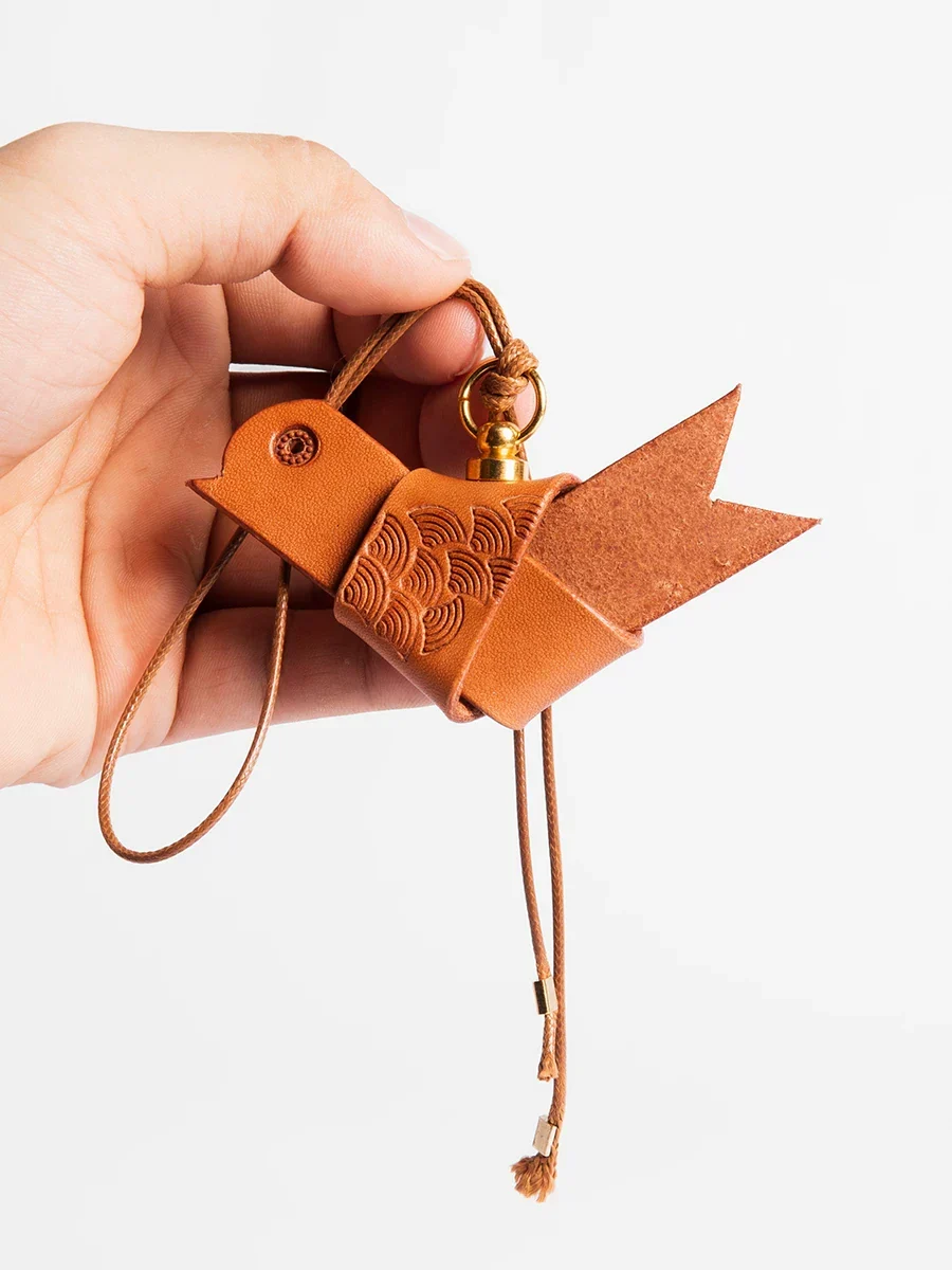 Leather Bird Charm - Image 4