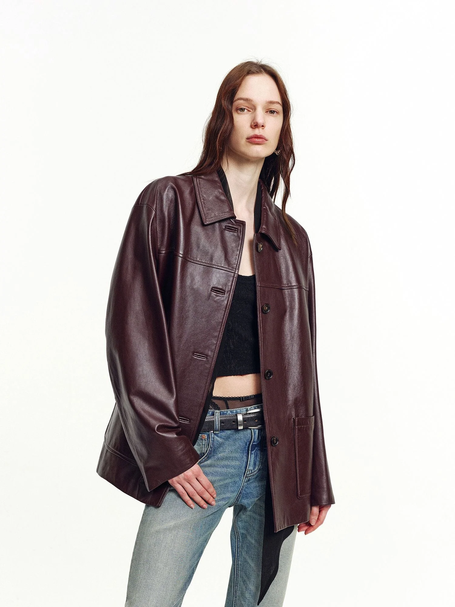 Leather Car Coat - Image 3