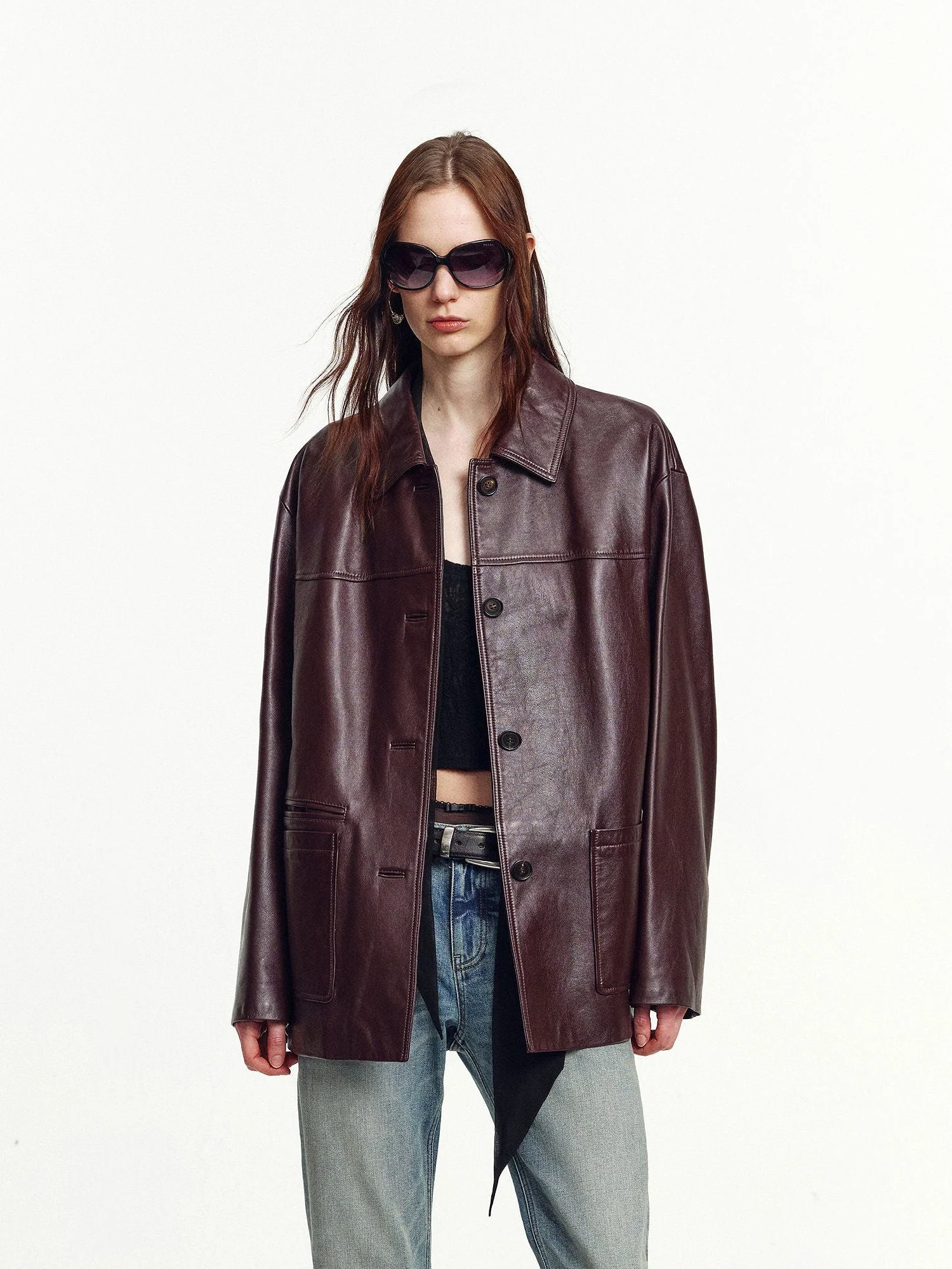 Leather Car Coat - Image 4