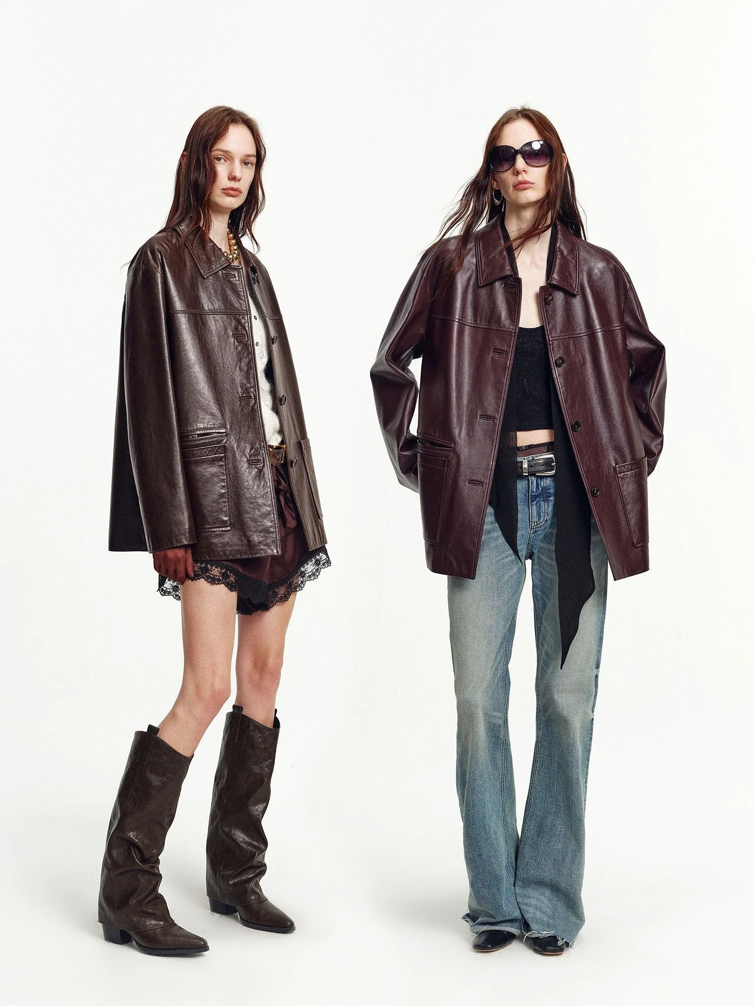 Leather Car Coat - Image 5