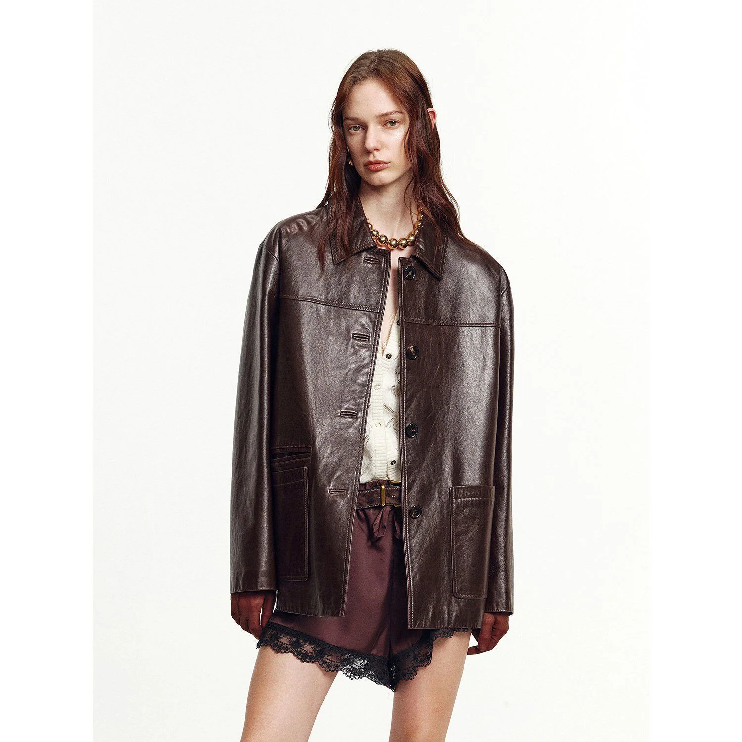 Leather Car Coat - Image 6