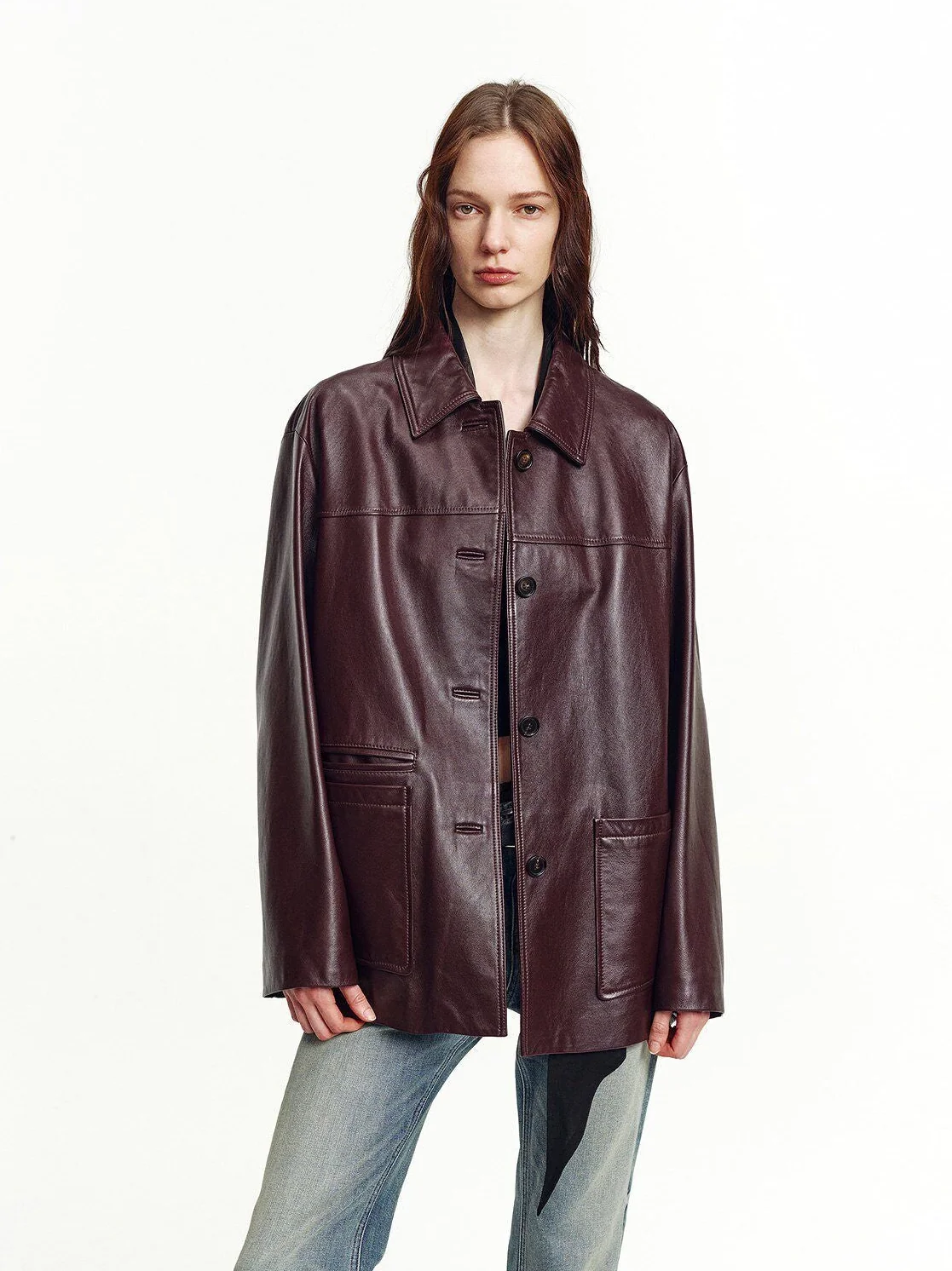 Leather Car Coat - Image 7