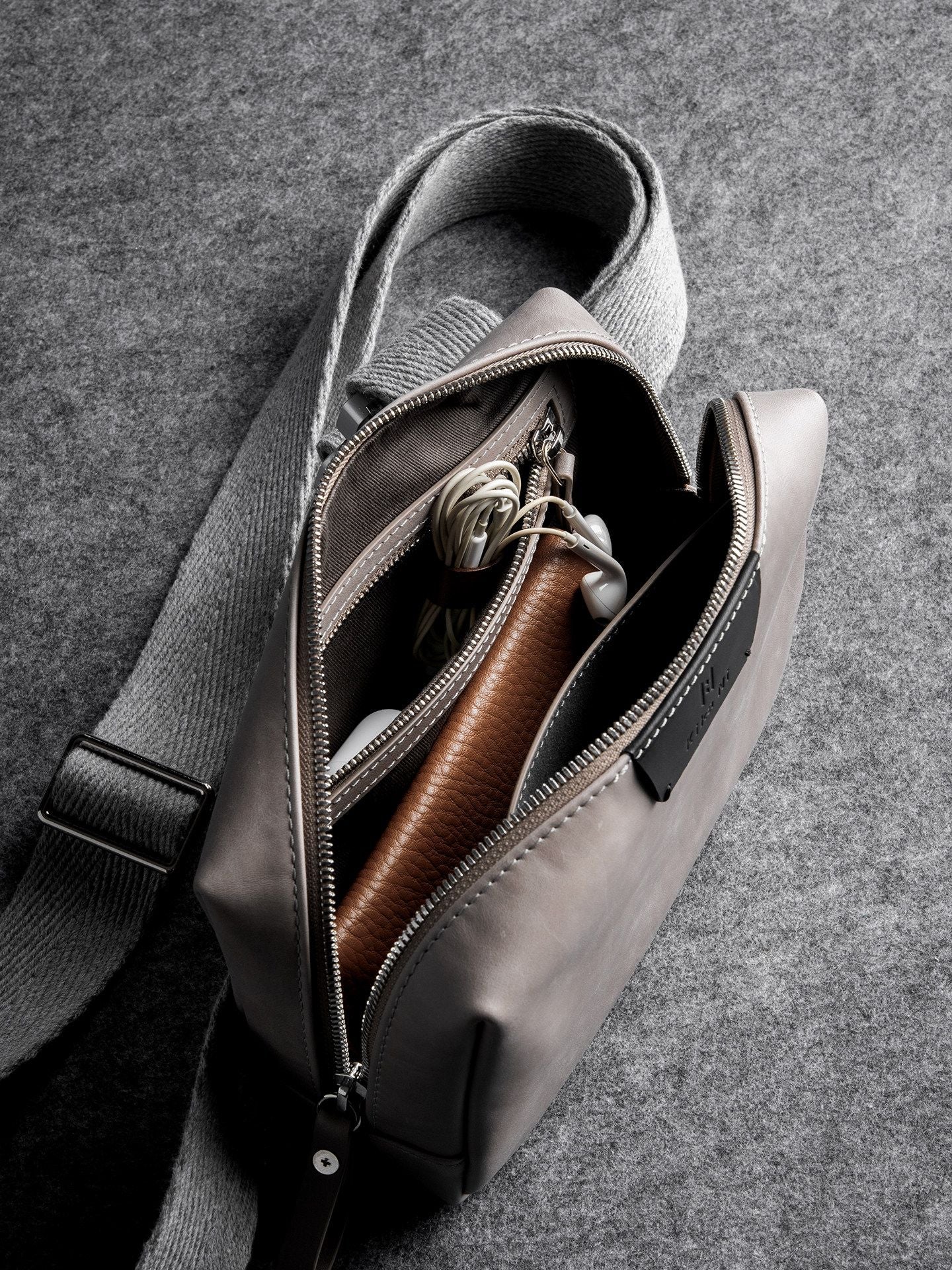 Leather Chest Bag - Image 3